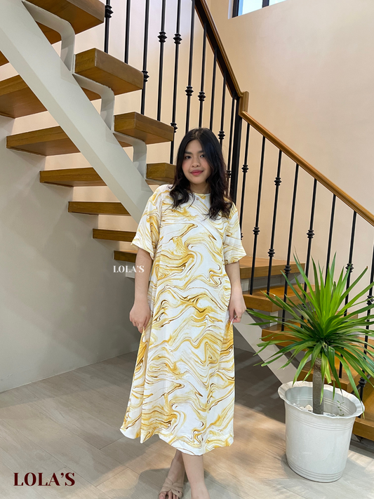 Luna Dress (Caramel Swirl)