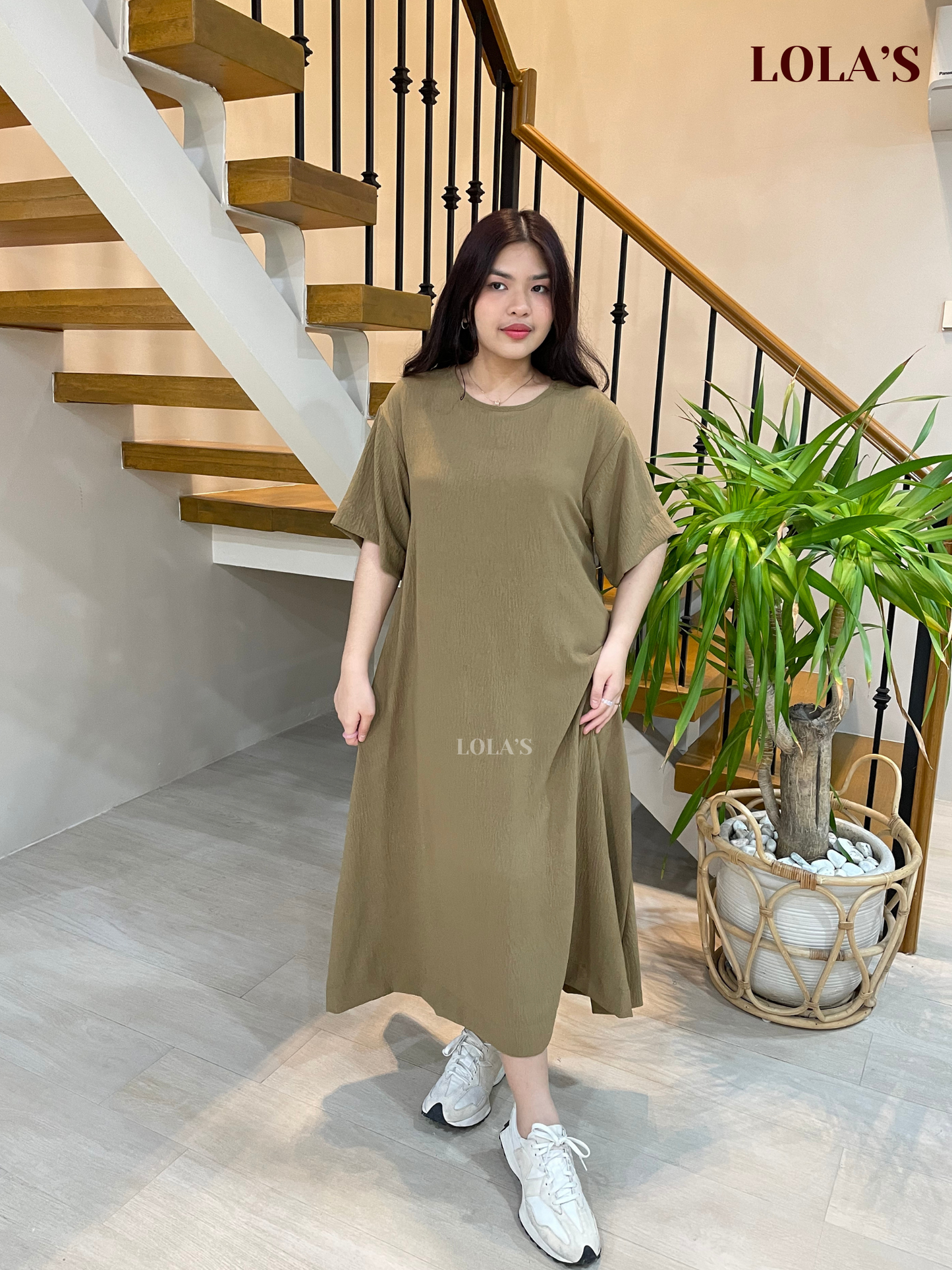 Luna Dress (Peanut)