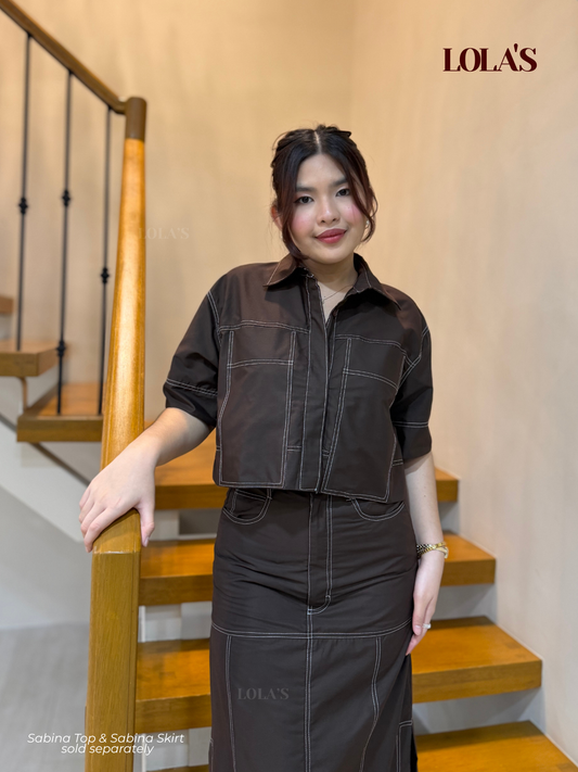 Sabina Top (Chocolate)