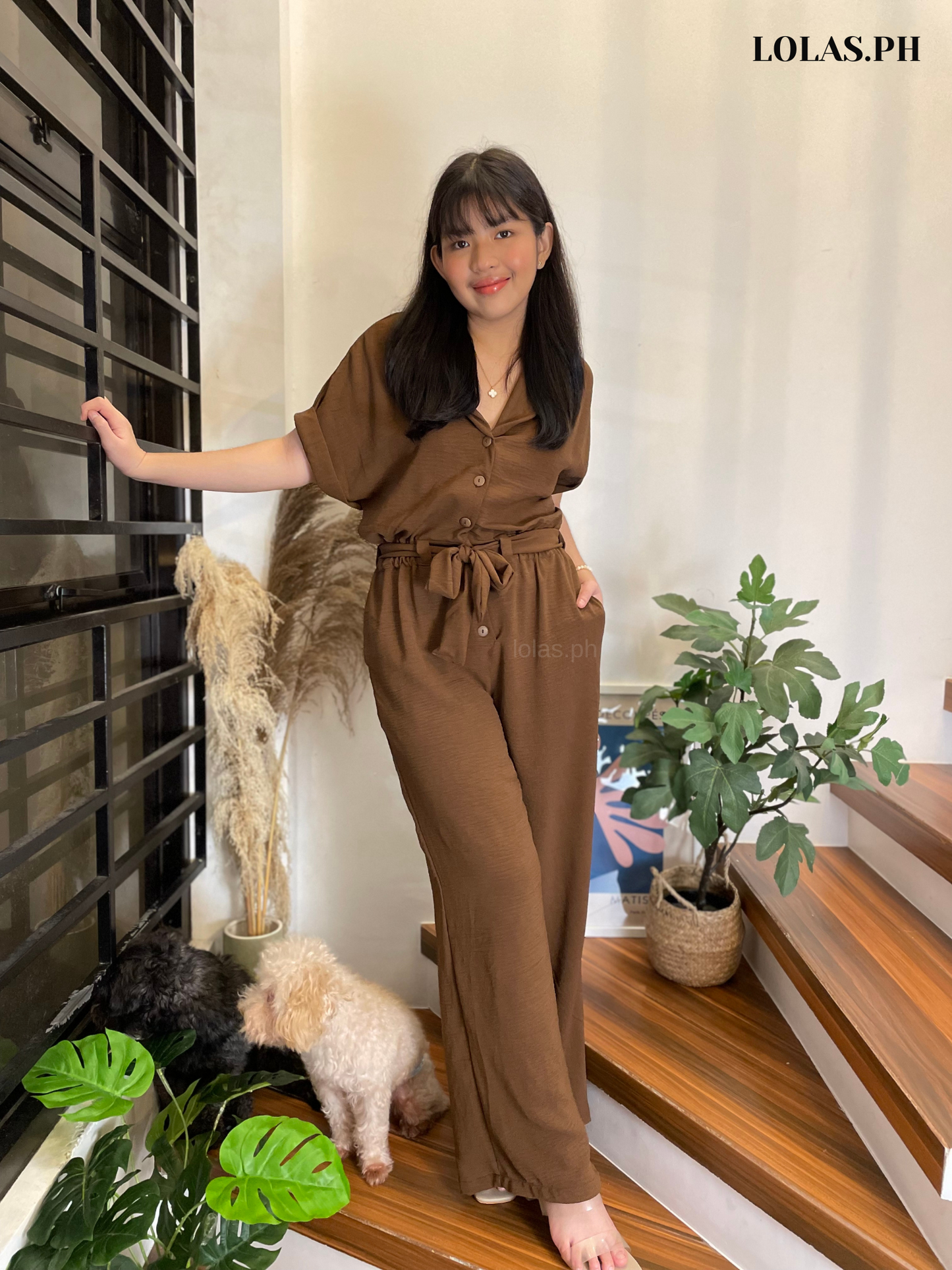 Rianne Jumpsuit (Cedar Brown)