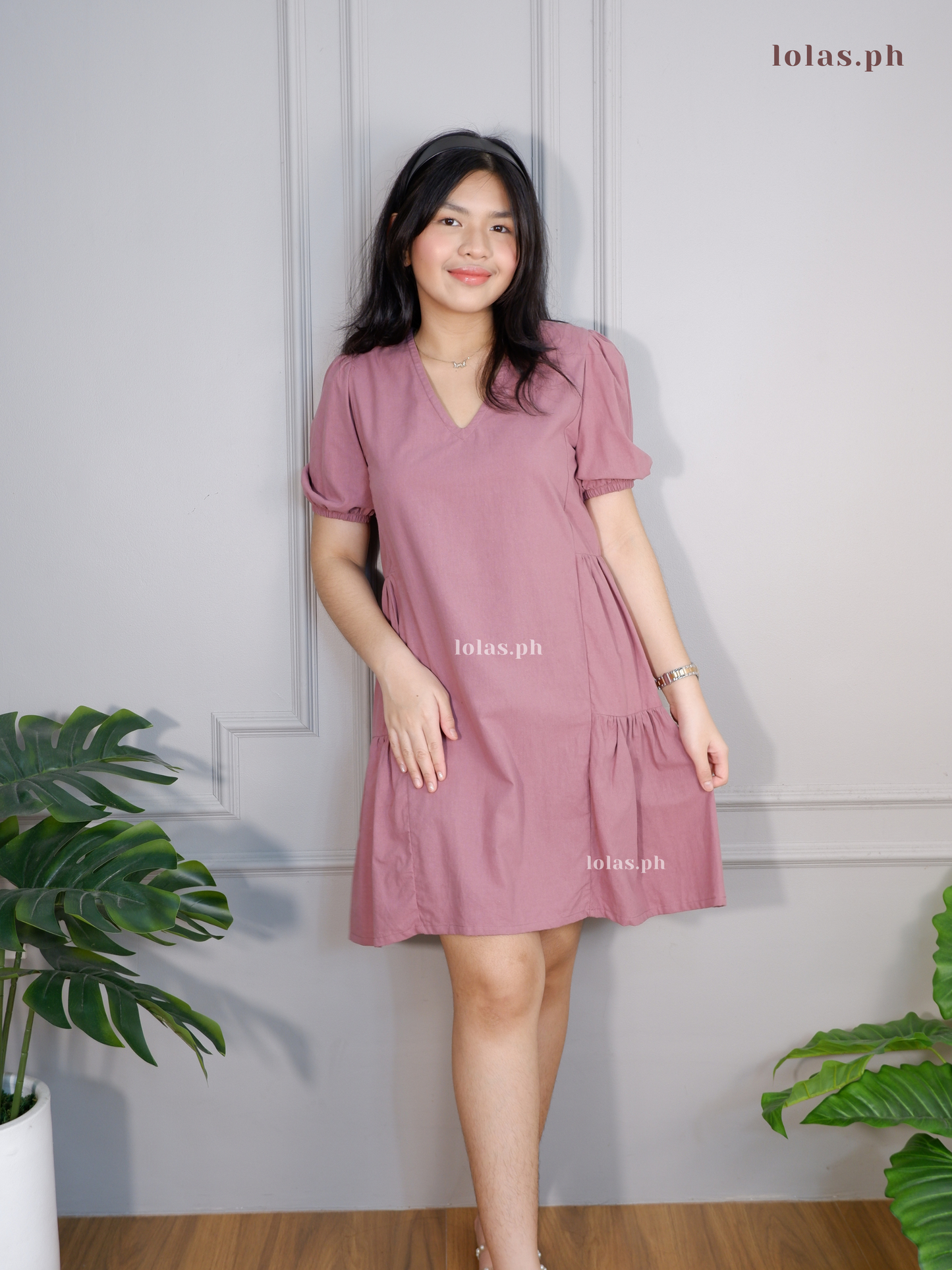 Jaegen Dress (Dusty Rose)