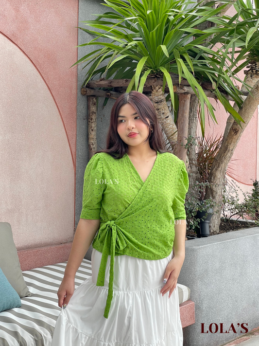 Cersei Top (Apple Green)