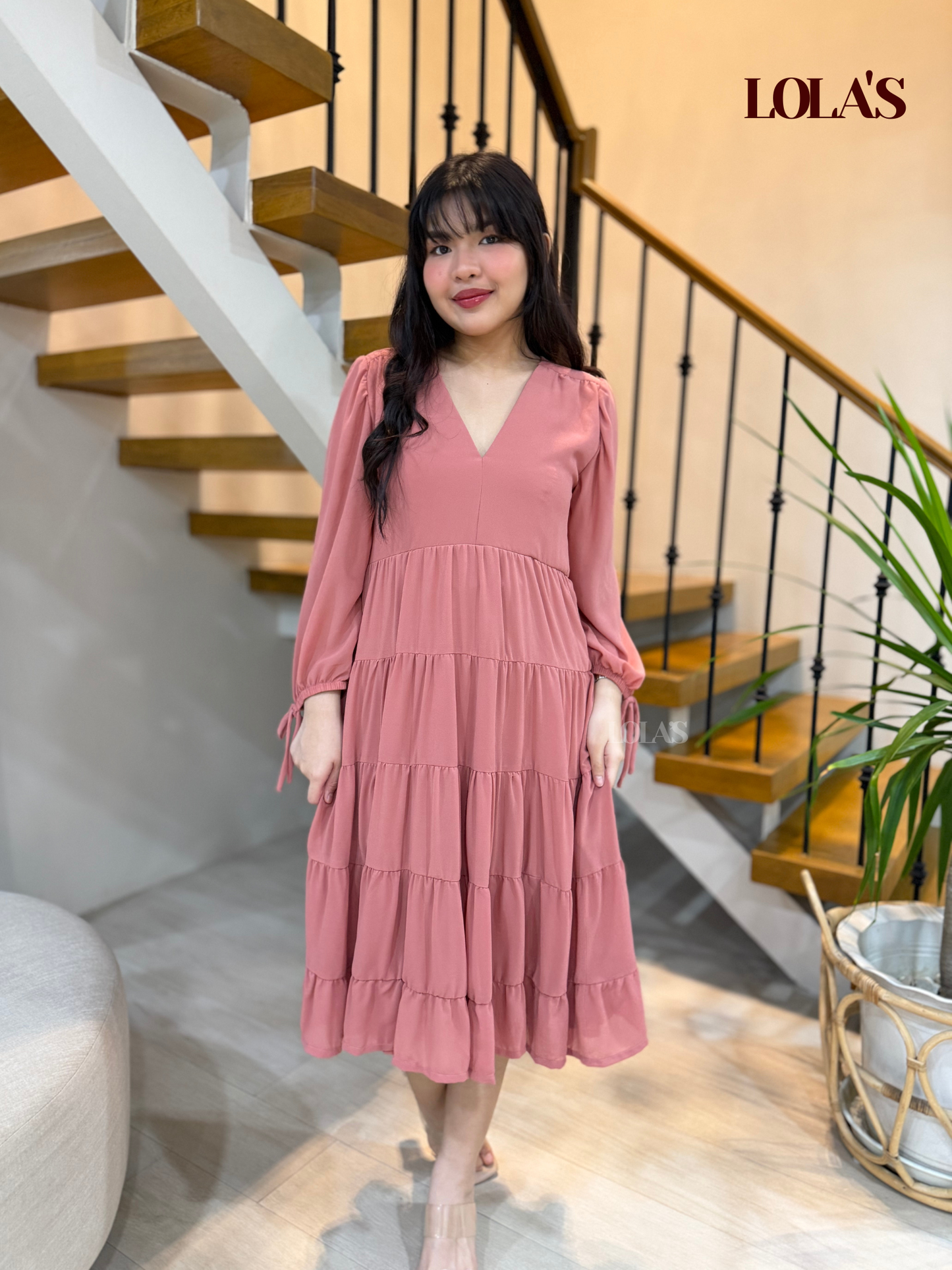 Anna Dress (Salmon)