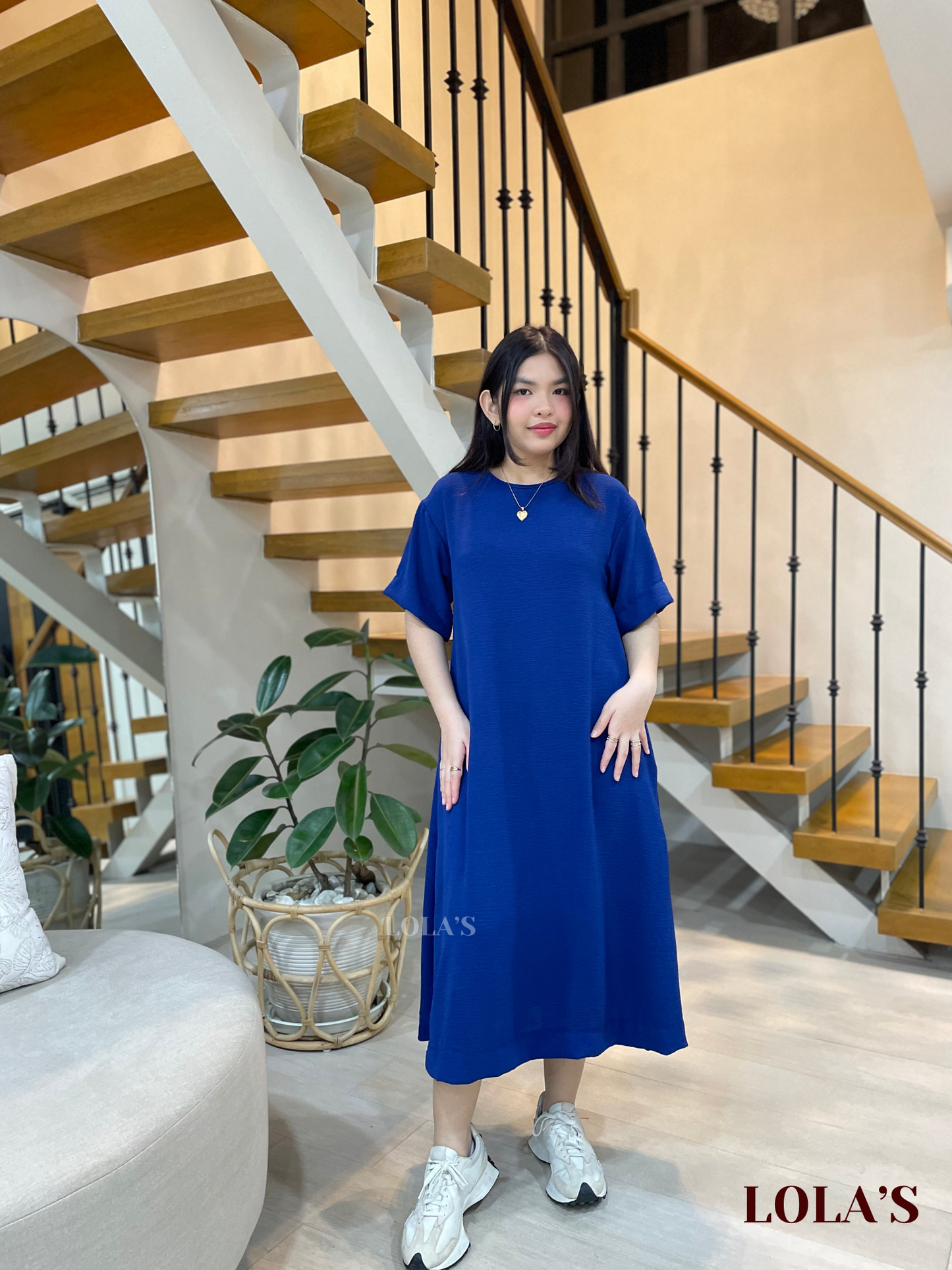 Luna Dress (Blue)