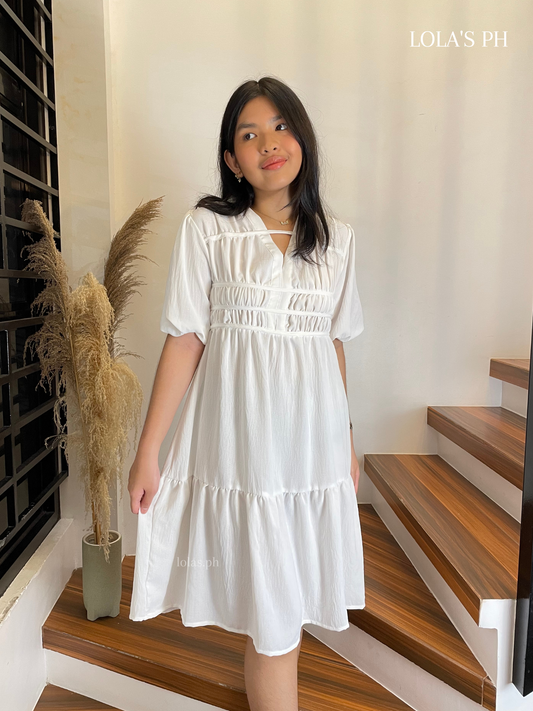 Louise Dress (White)