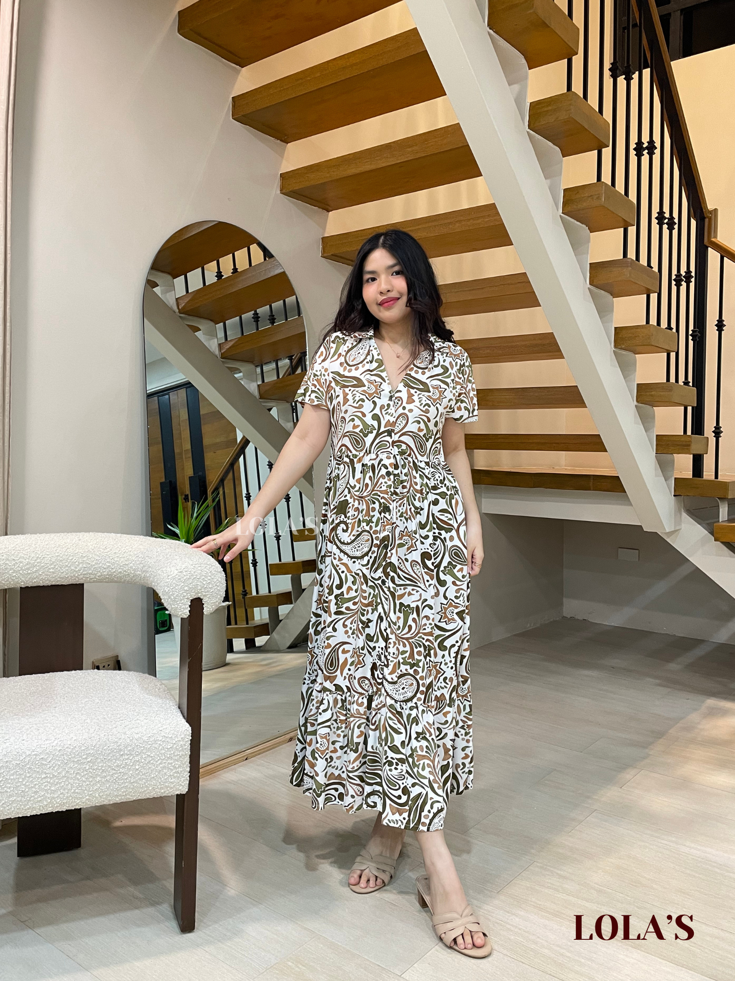 Regine Dress (Vintage White)