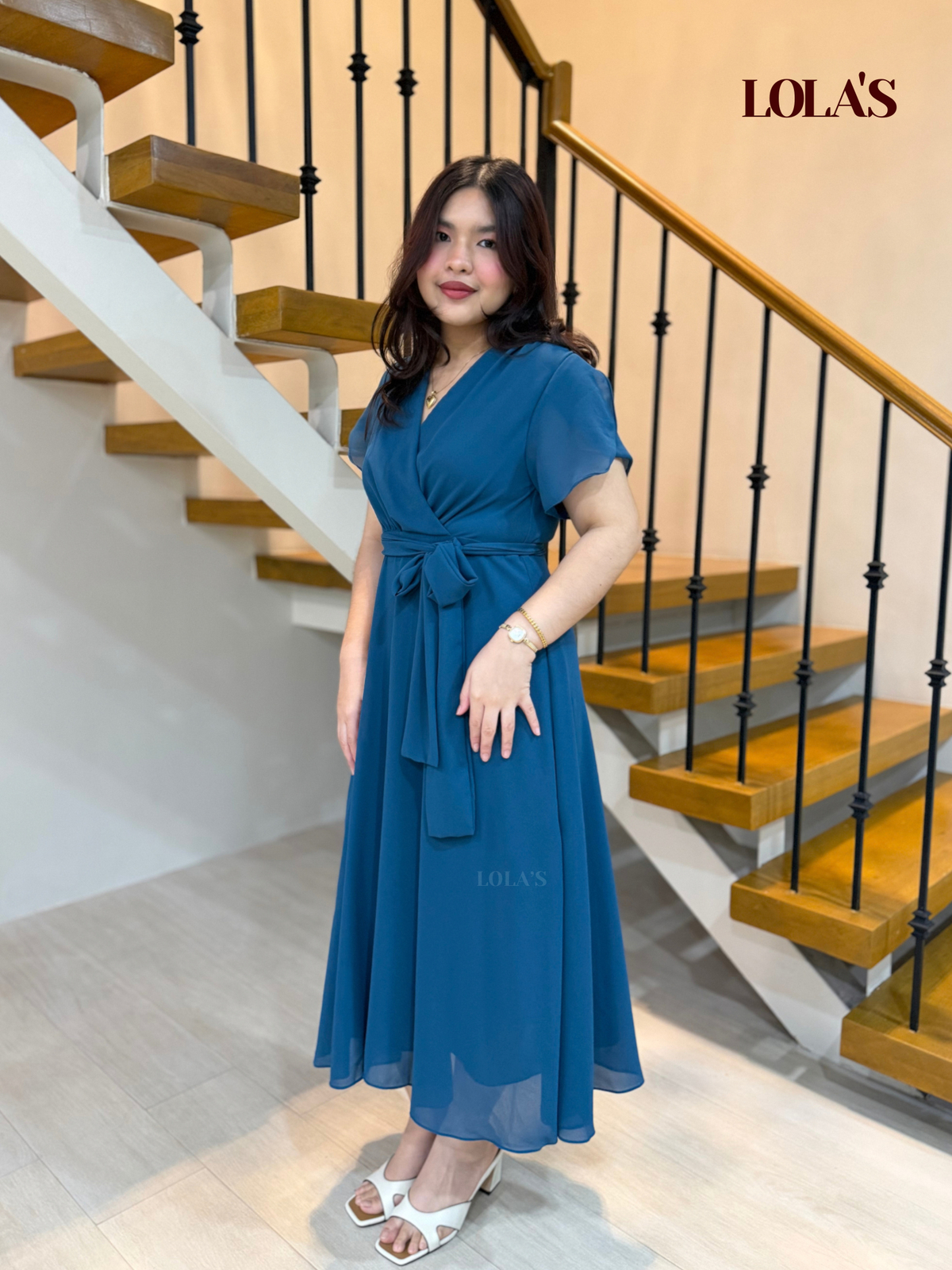 Glinda Dress (Blue Green)