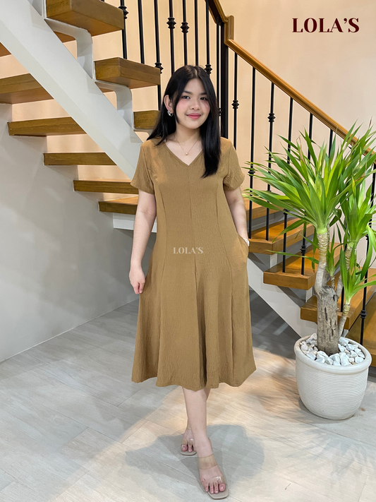 Reema Dress (Chestnut)