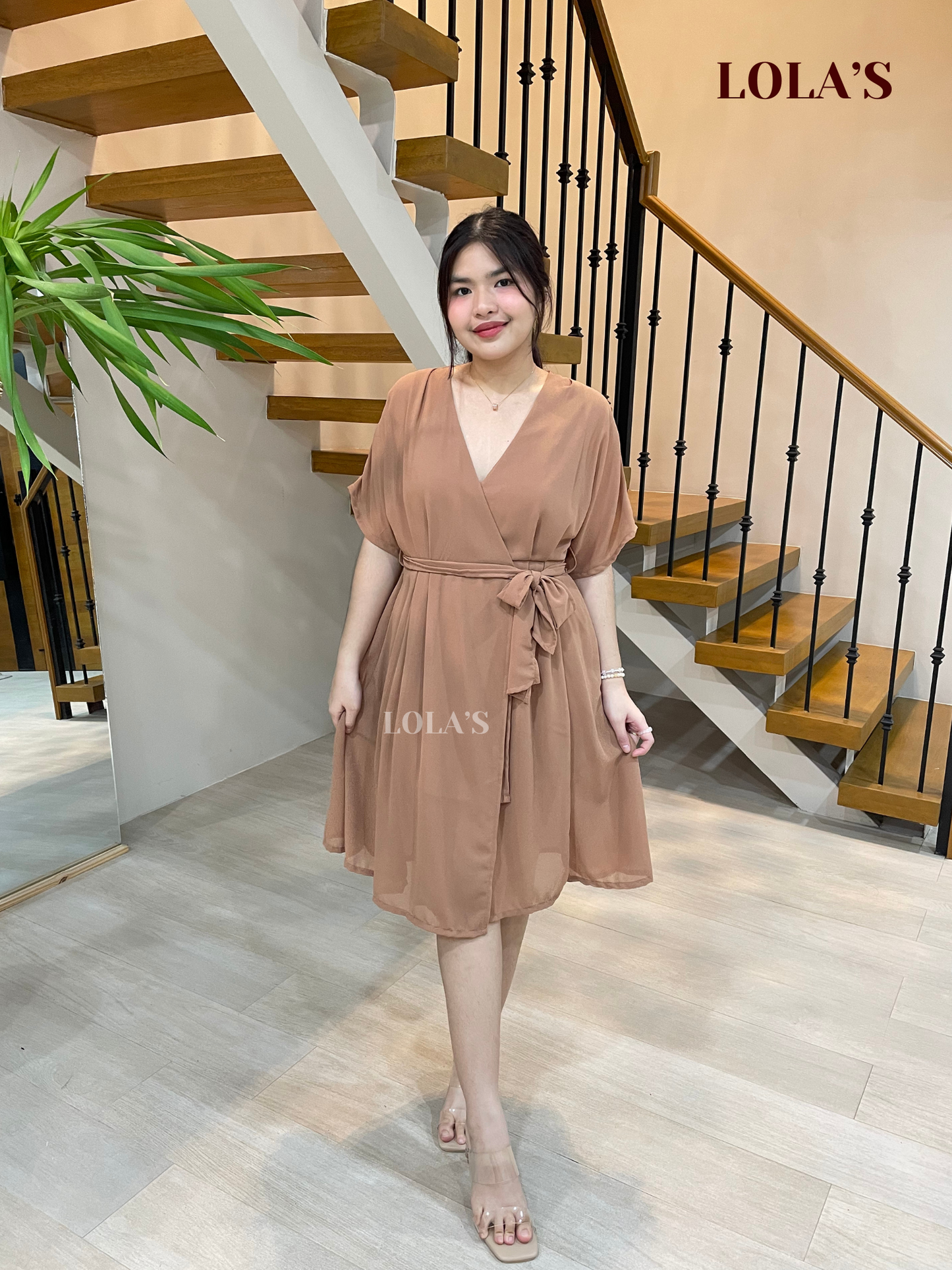 Linda Dress (Latte)