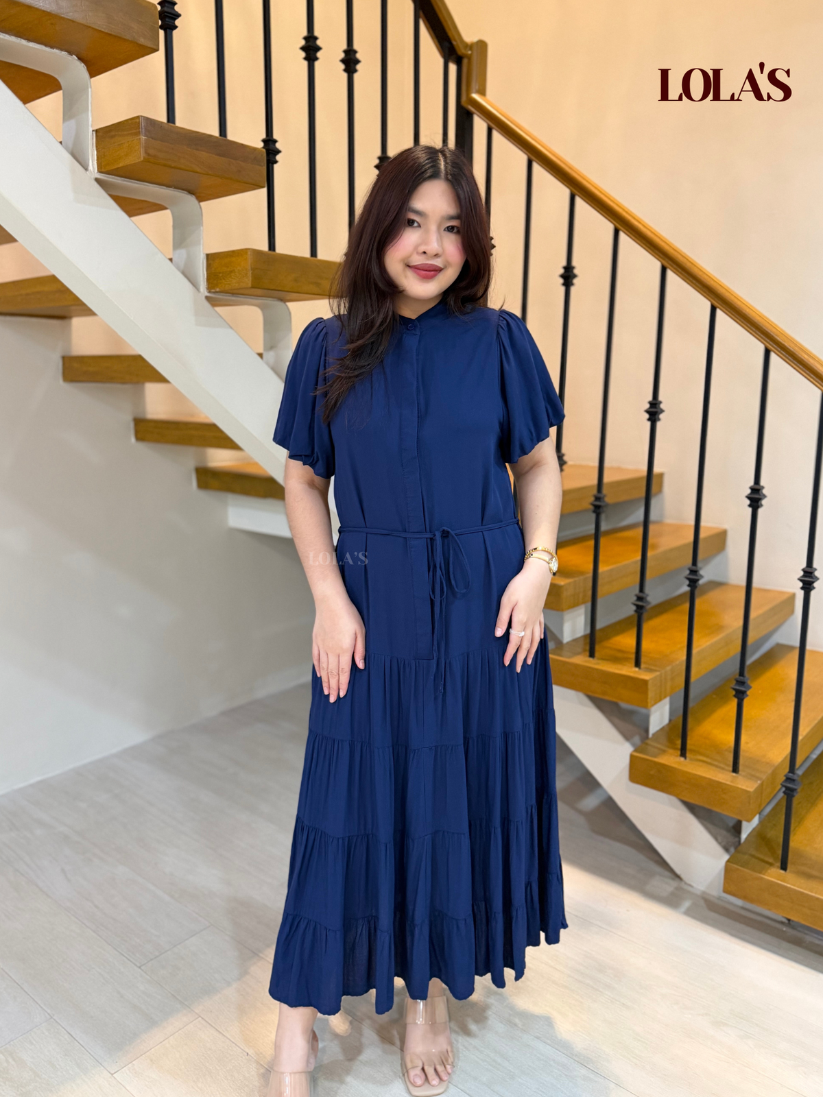 Martha Dress (Navy Blue)