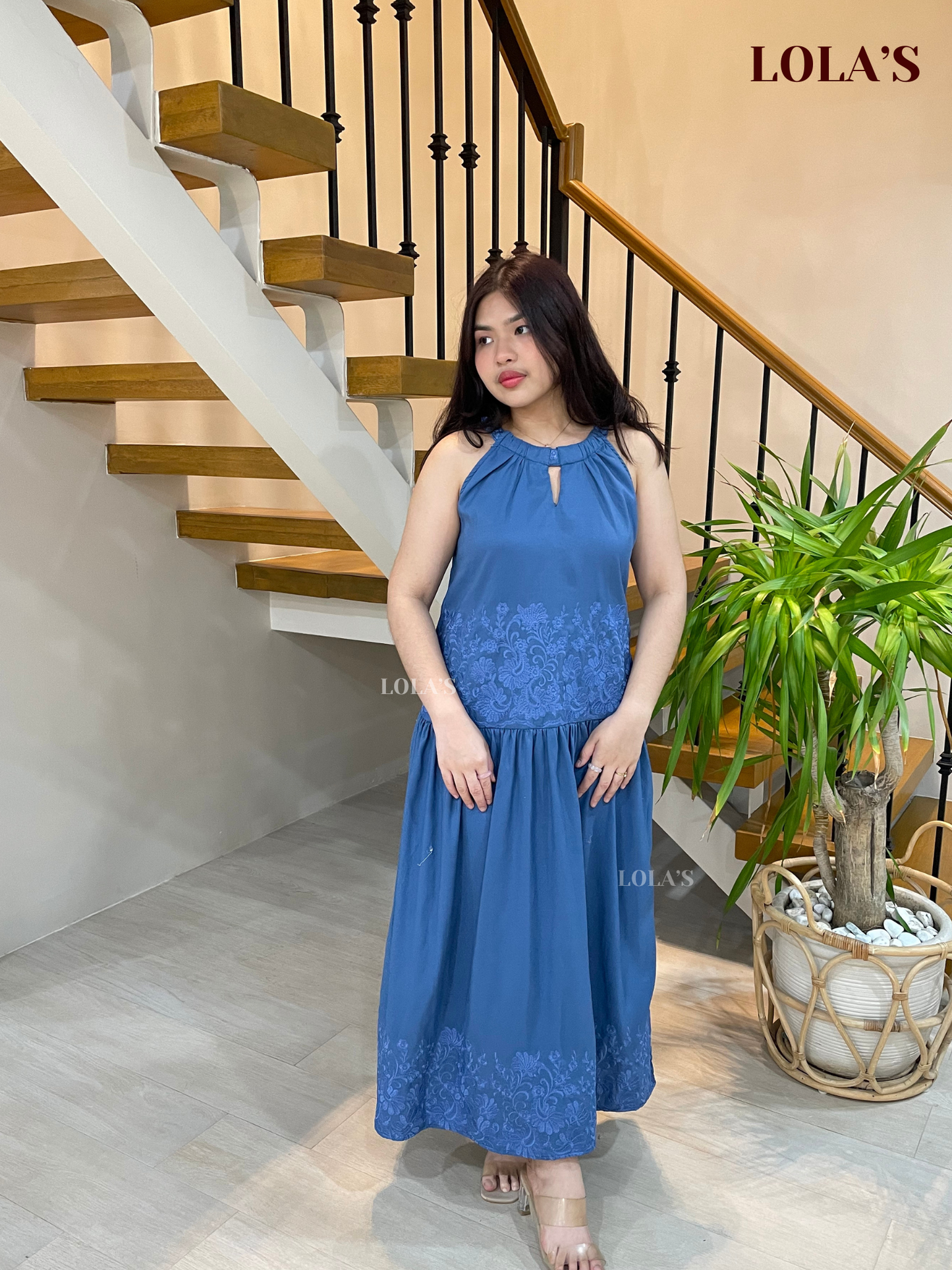 Chesca Dress (French Blue)