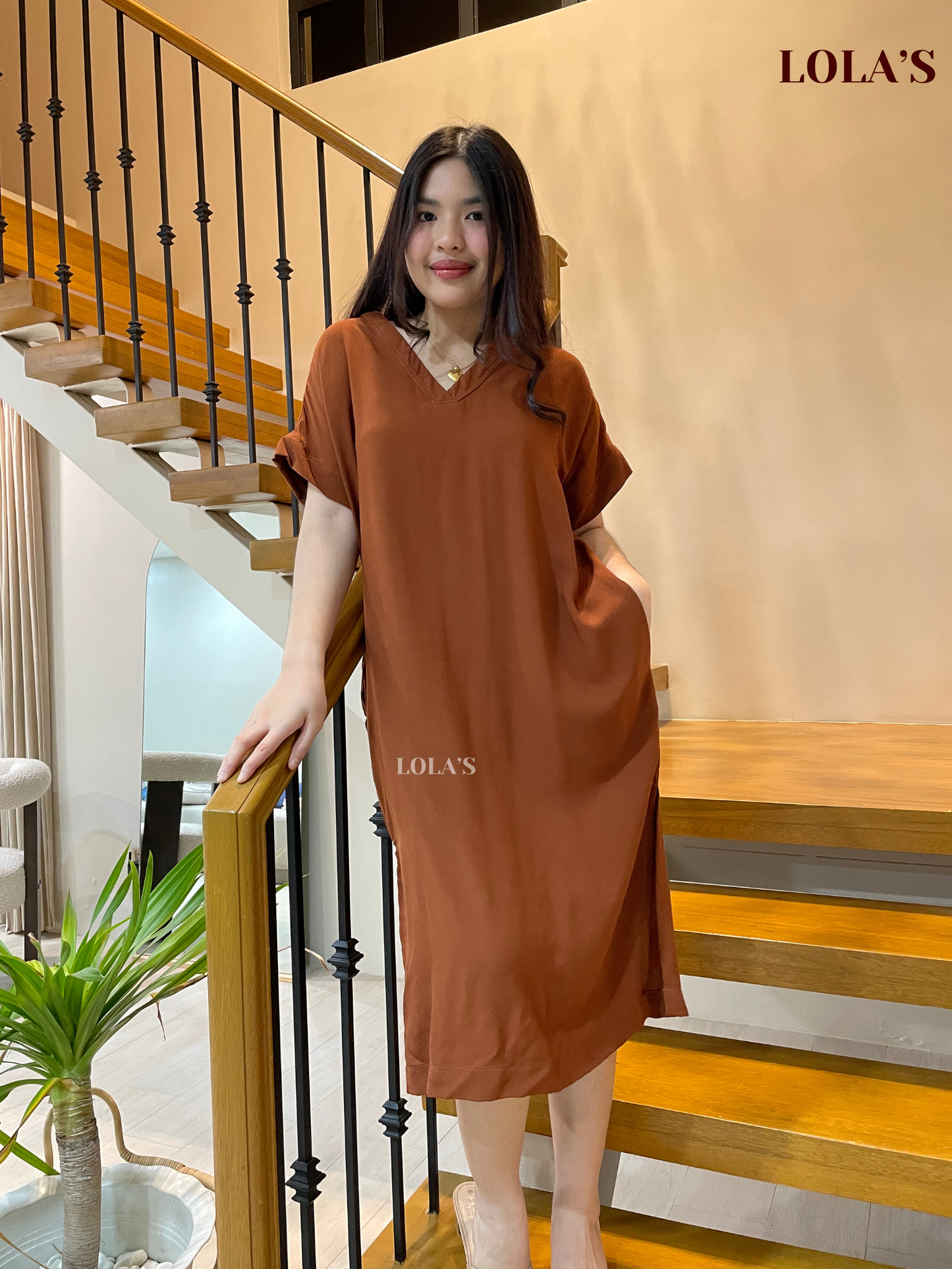 Coco Dress (Brown)