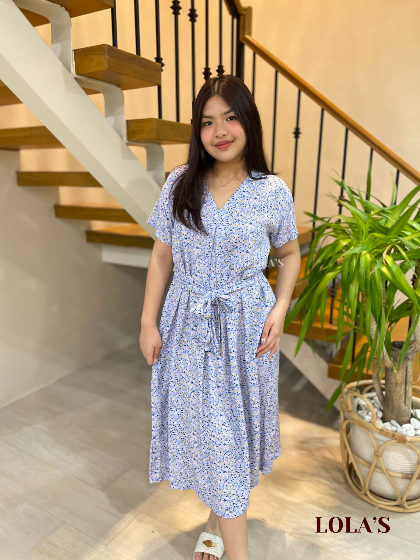 Tracy Dress (Periwinkle Spring)