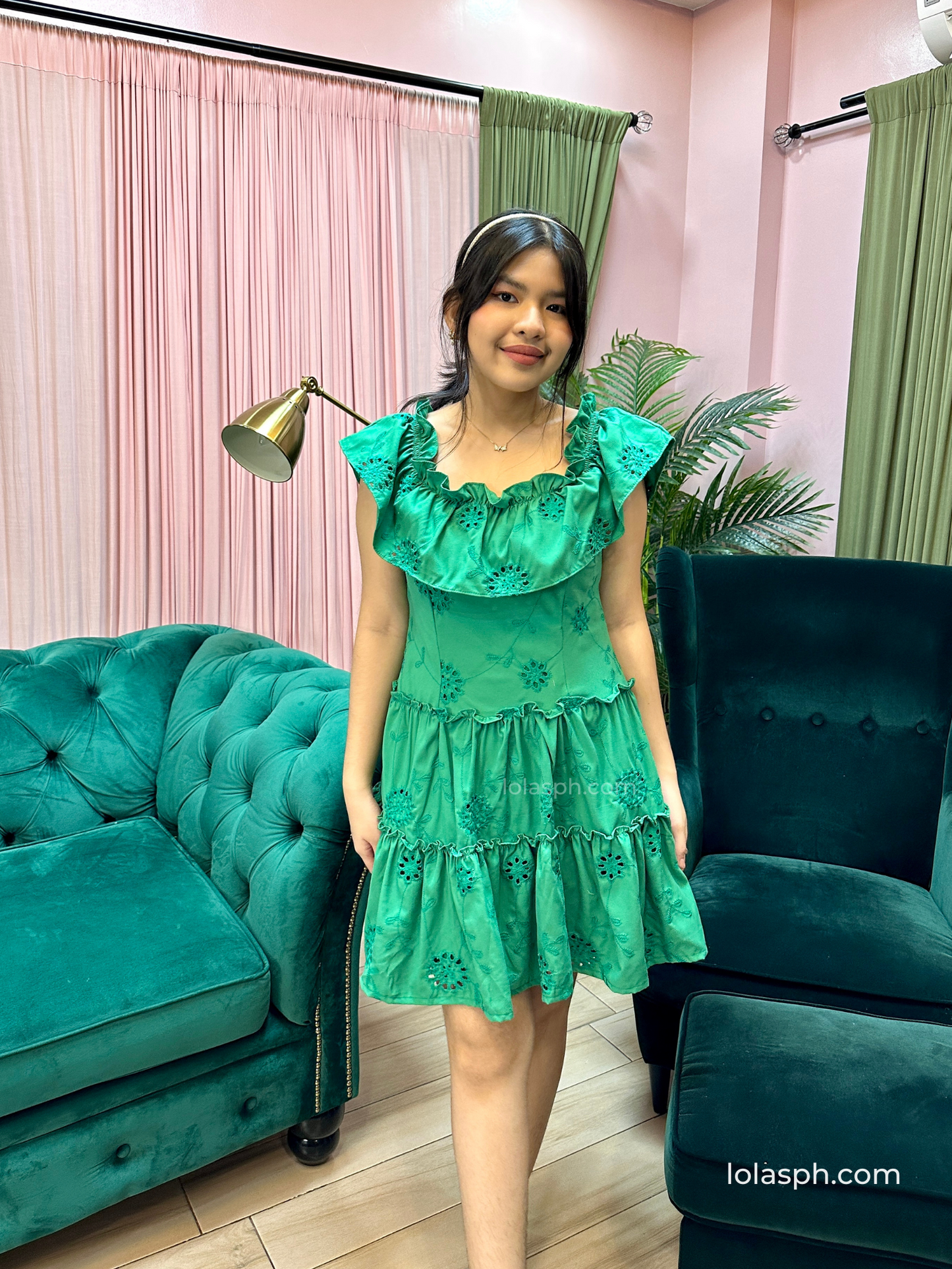 Liza Dress (Emerald)