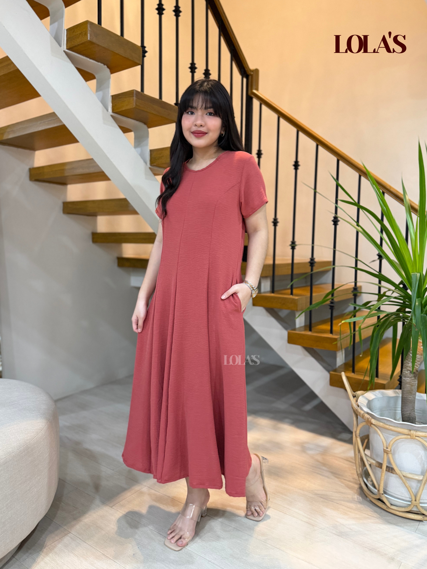 Kathleen Dress (Raspberry)