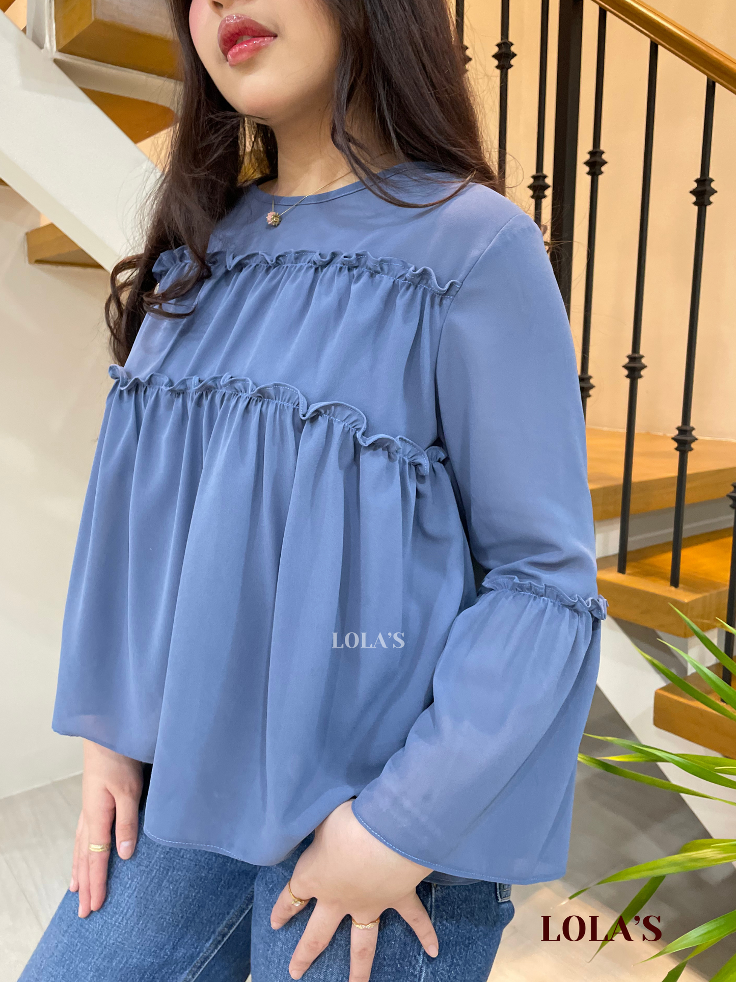 Rebecca Top (Powder Blue)