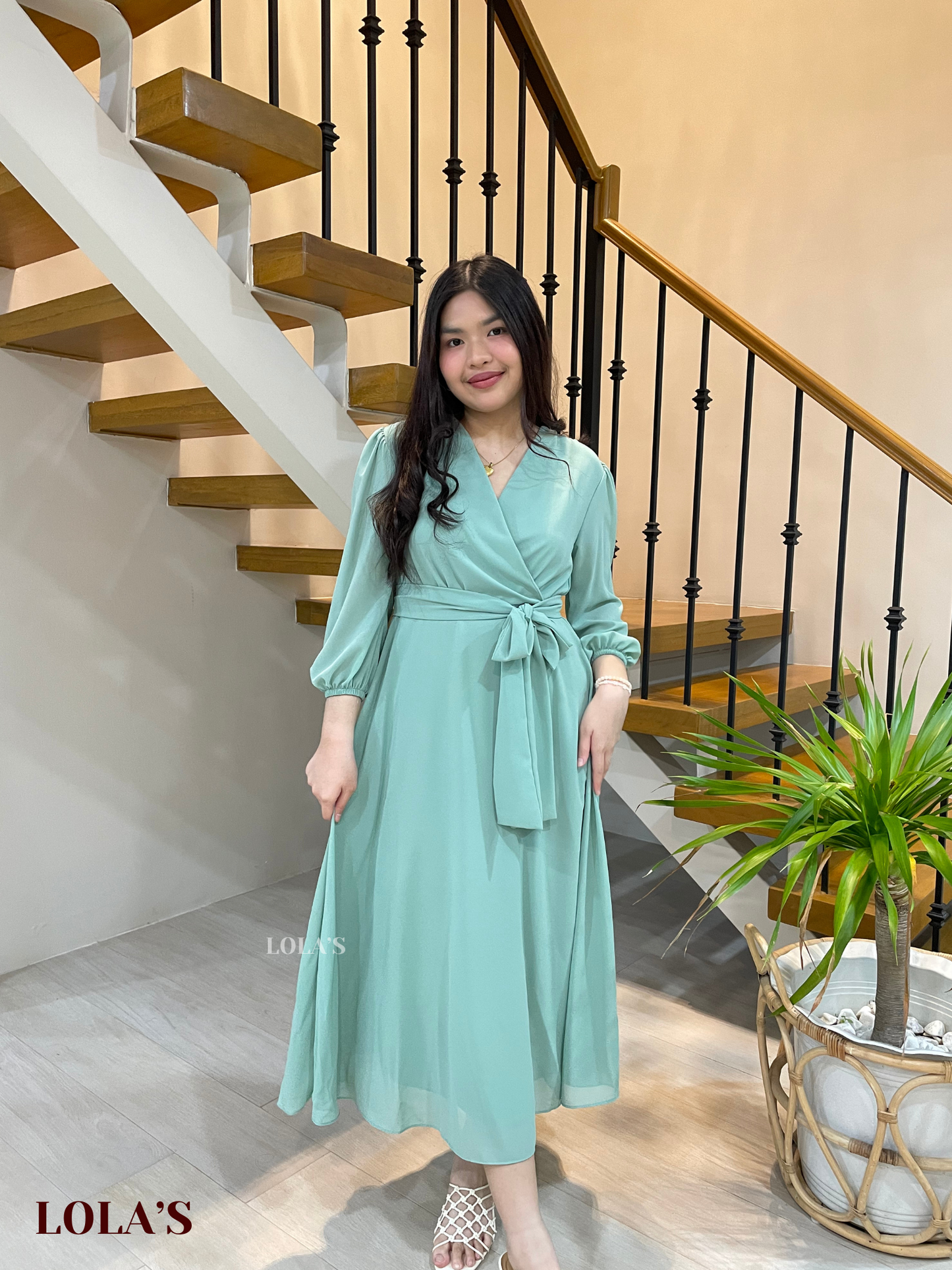 Paula Dress (Mint)