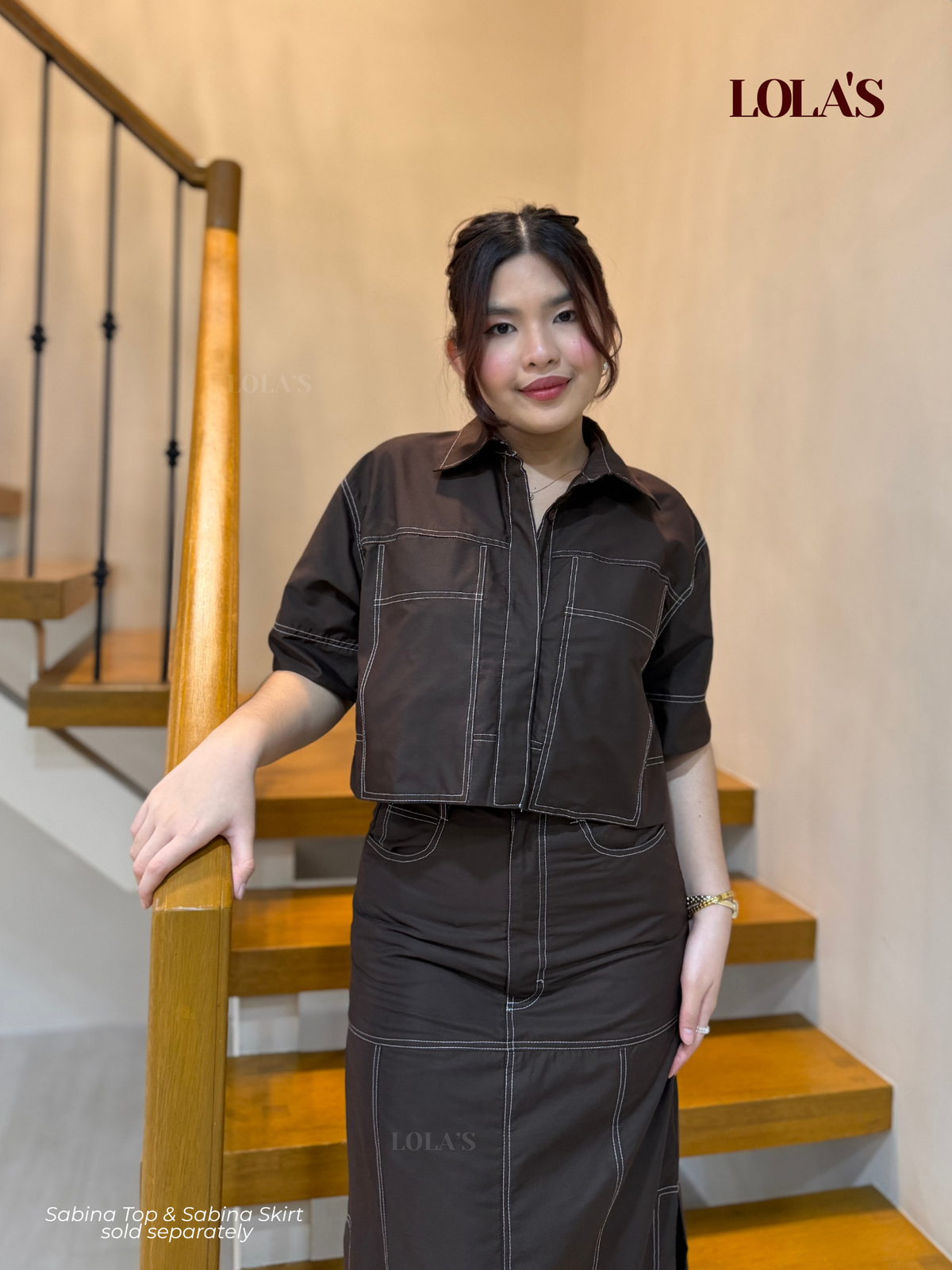 Sabina Skirt (Chocolate)
