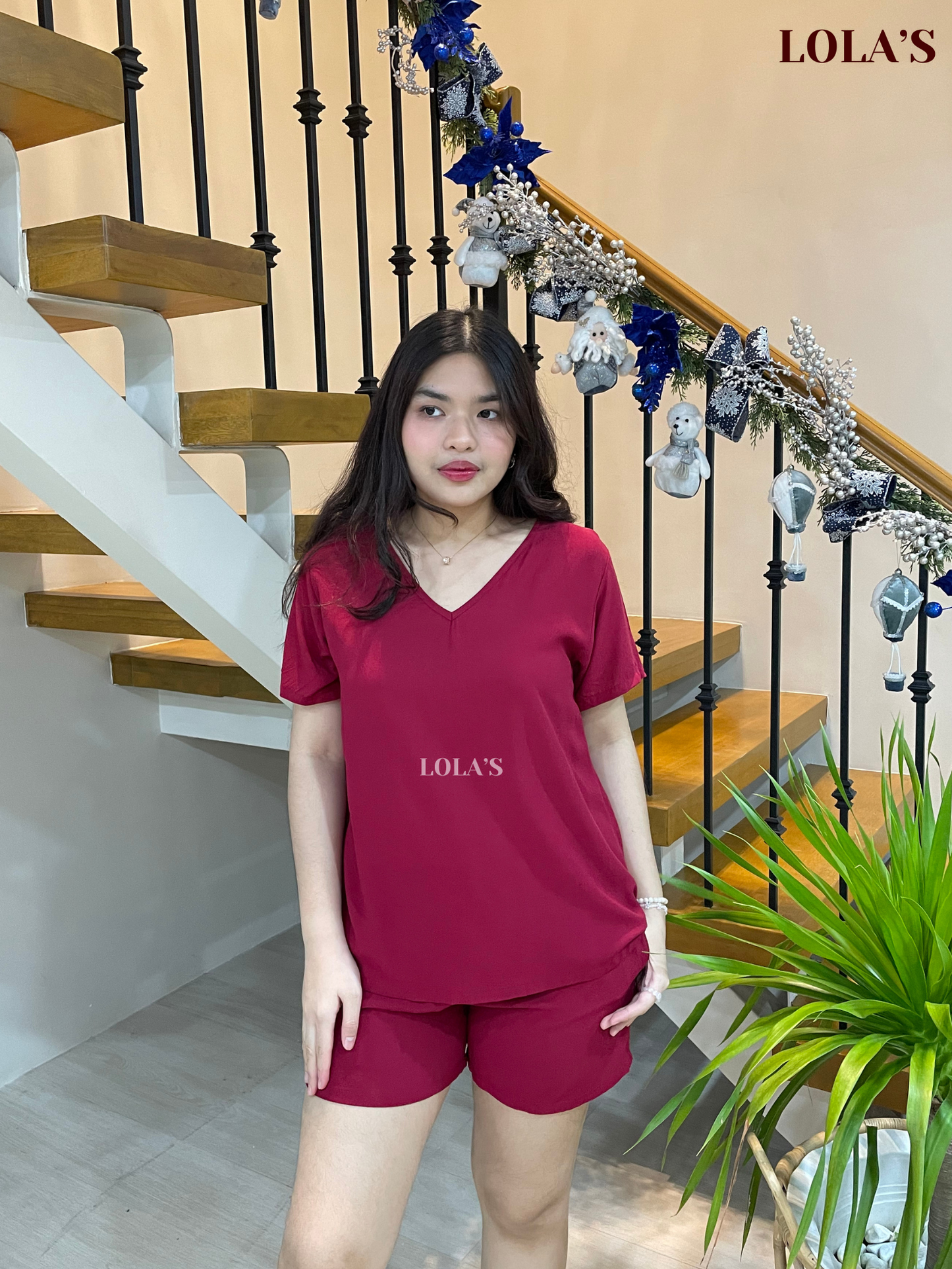 Terno Loungewear Coordinates (Wine)