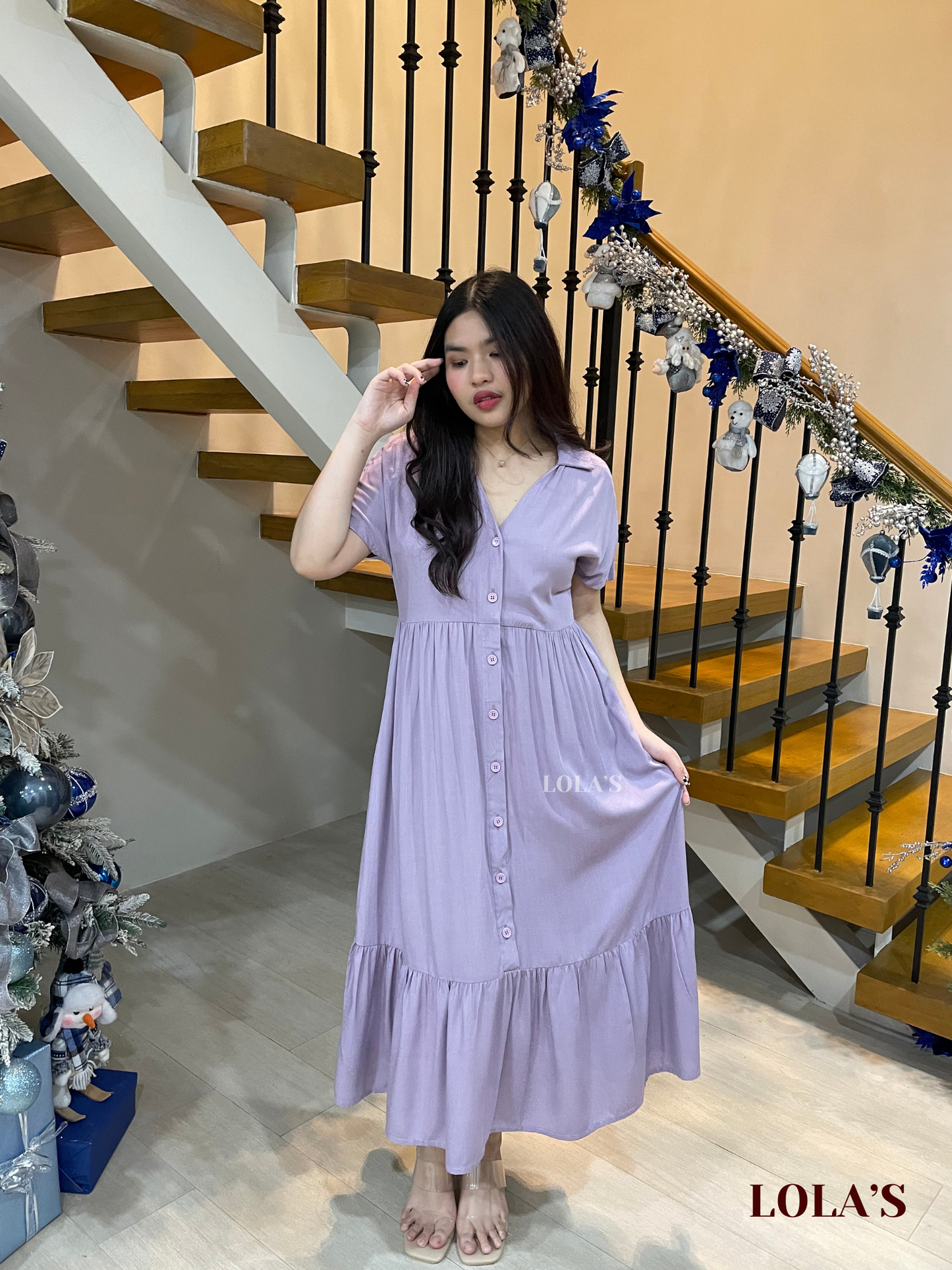 Regine Dress (Pale Purple)