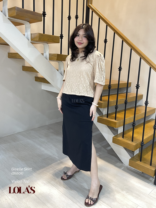 Giselle Skirt (Midnight Black)