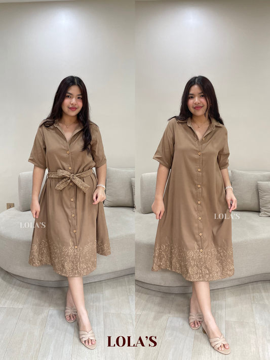 Alexa Polo Dress (Coffee)