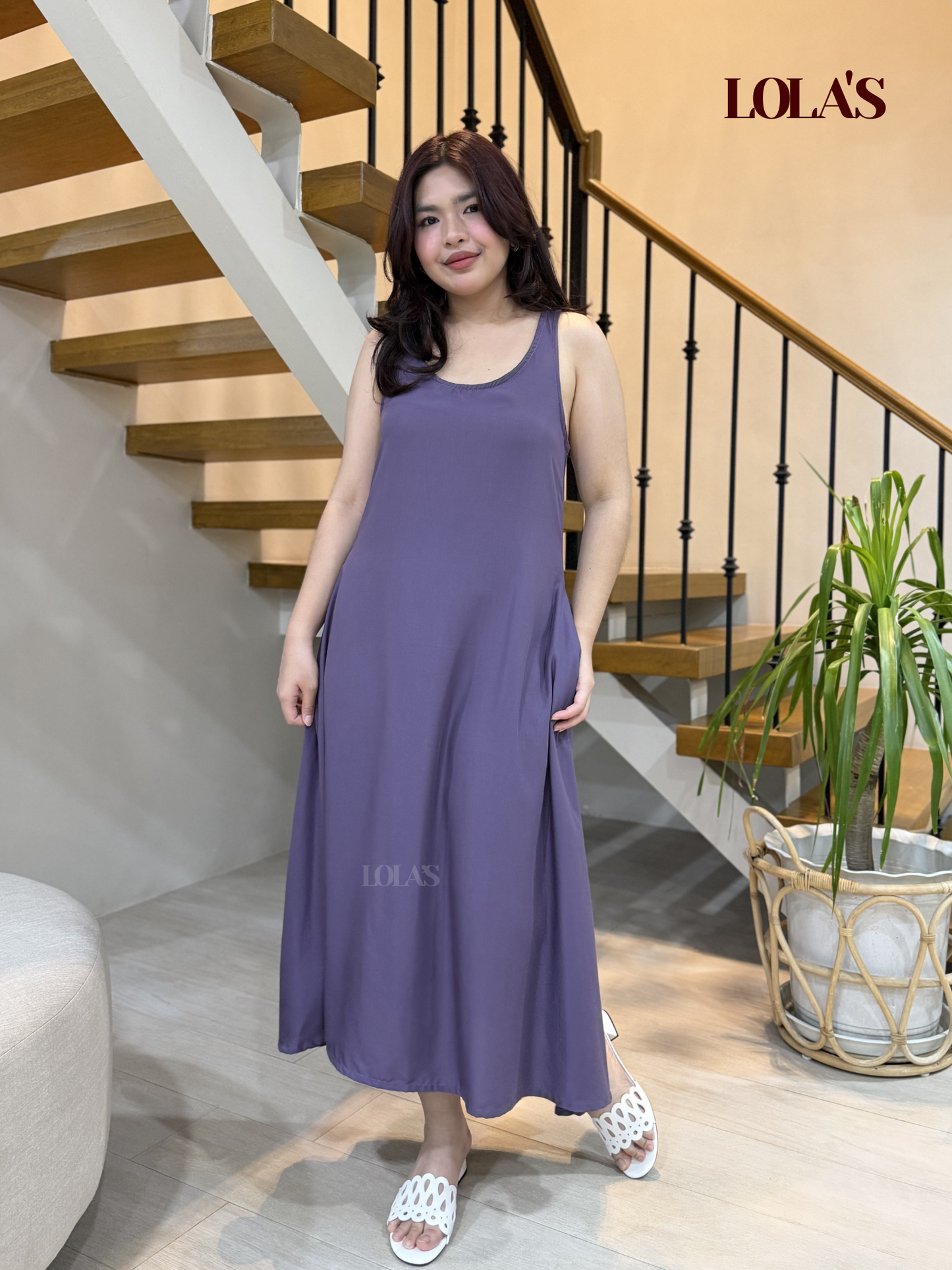 MIranda Dress (Royal Purple)