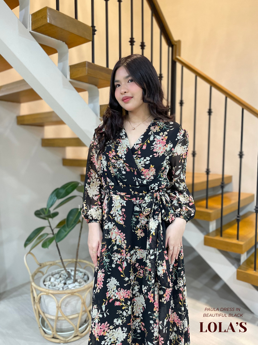 Paula Dress (Beautiful Black)