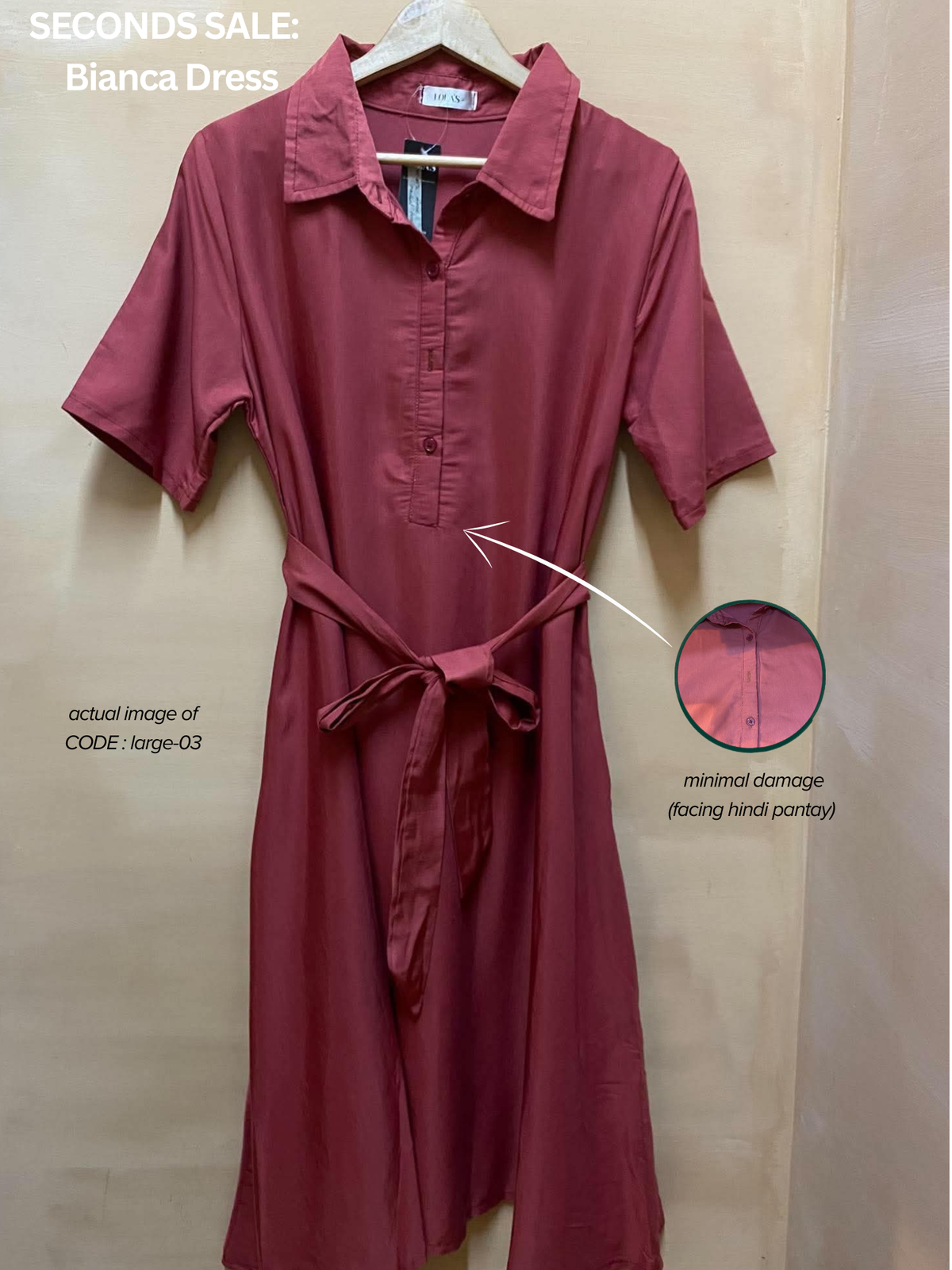 Bianca Dress (Seconds Sale)