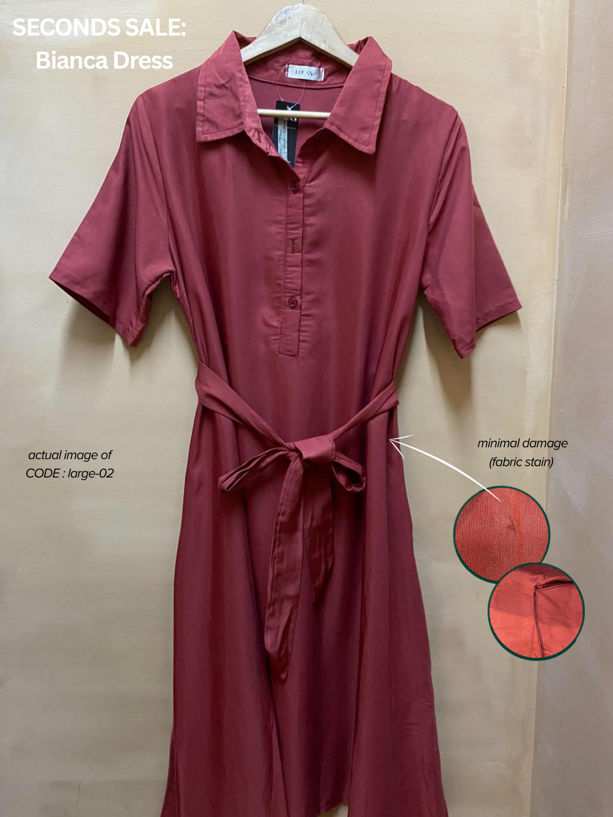 Bianca Dress (Seconds Sale)