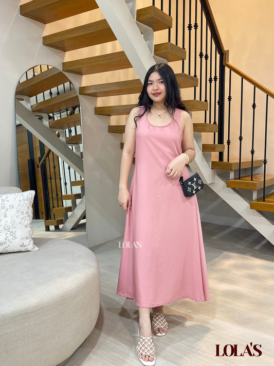 Miranda Dress (Old Rose)