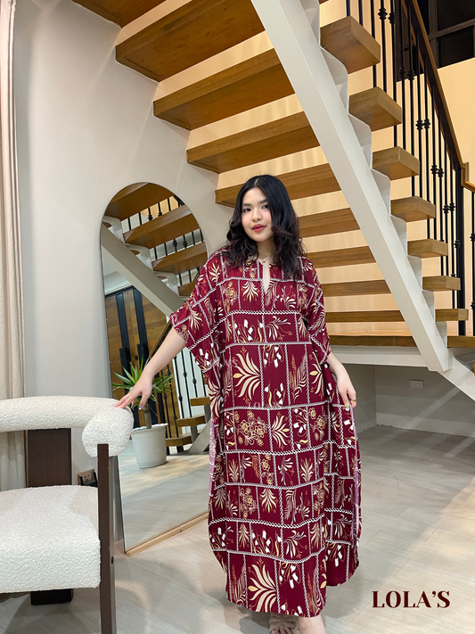 Donya Dress (Tulips And Ferns)