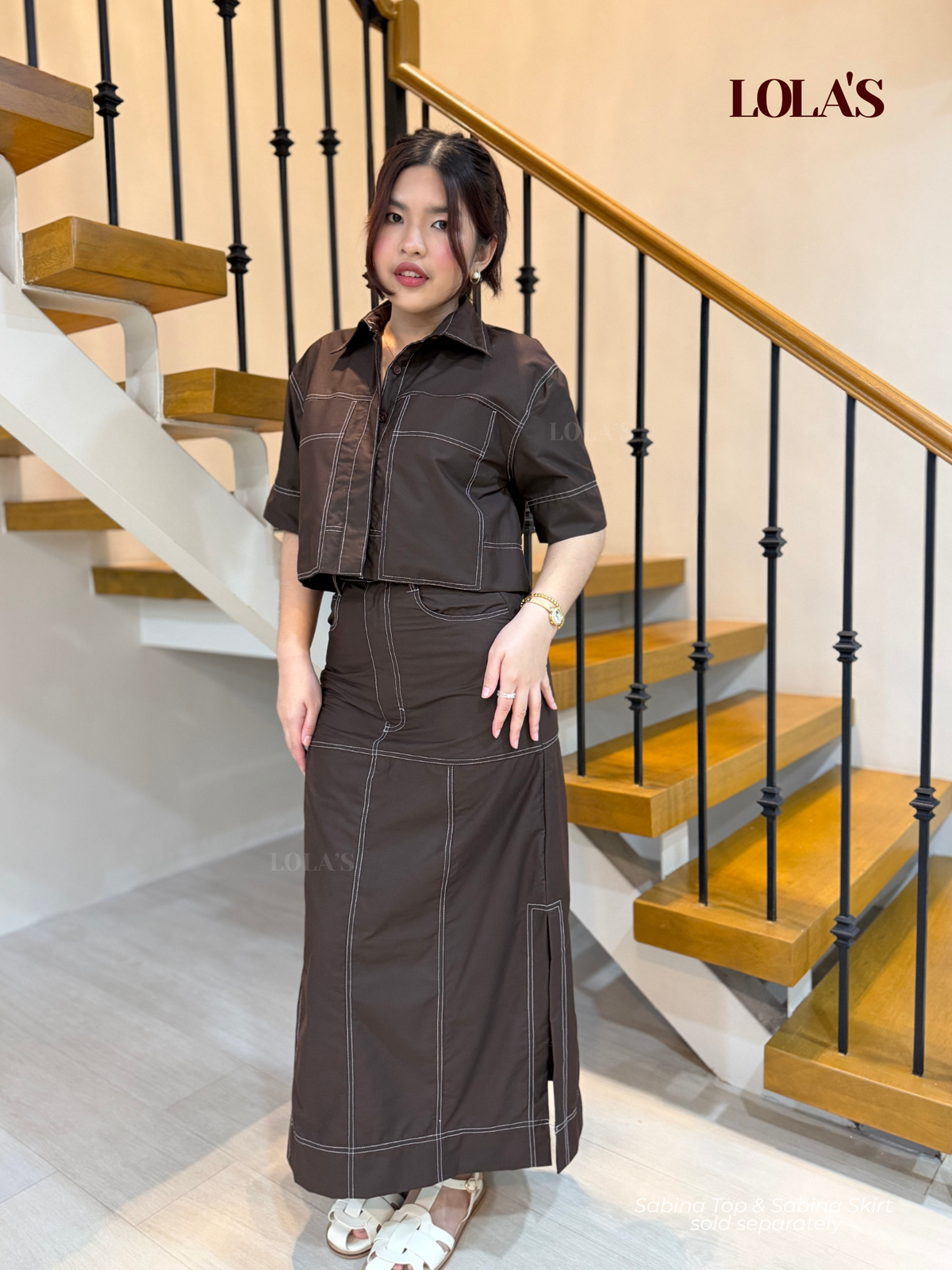 Sabina Skirt (Chocolate)