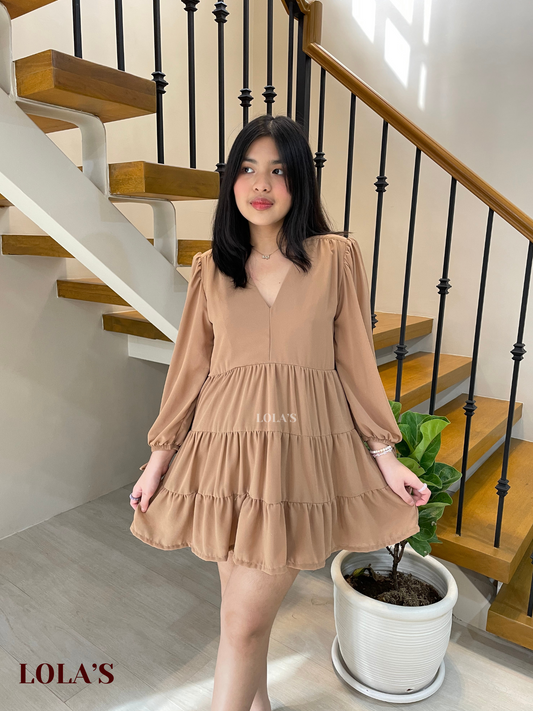 Monina Dress (Latte)