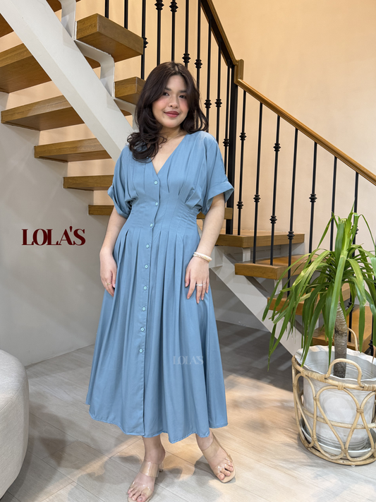 Frederica Dress (Glacier Blue)