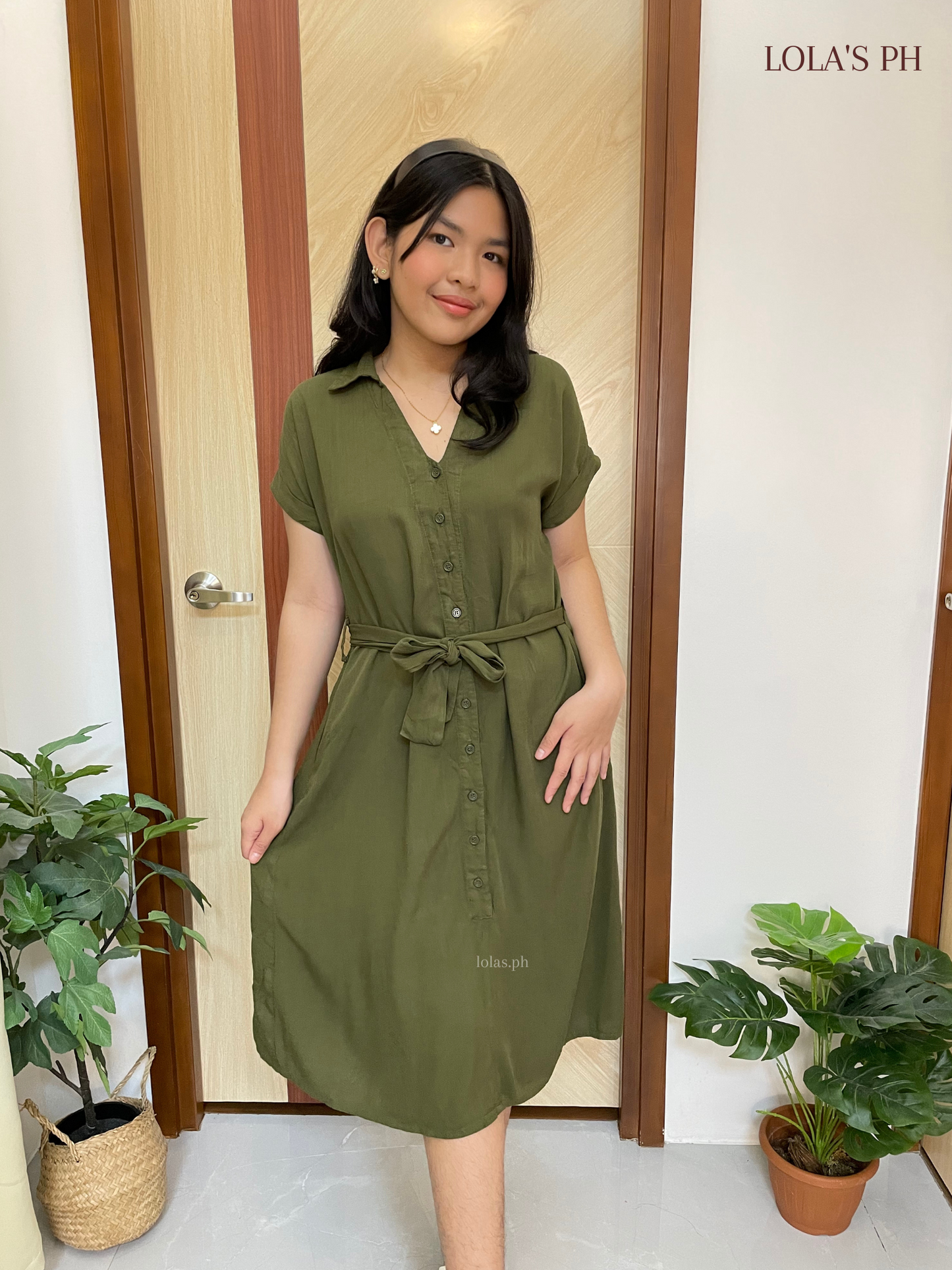 Alice Dress (Army Green)