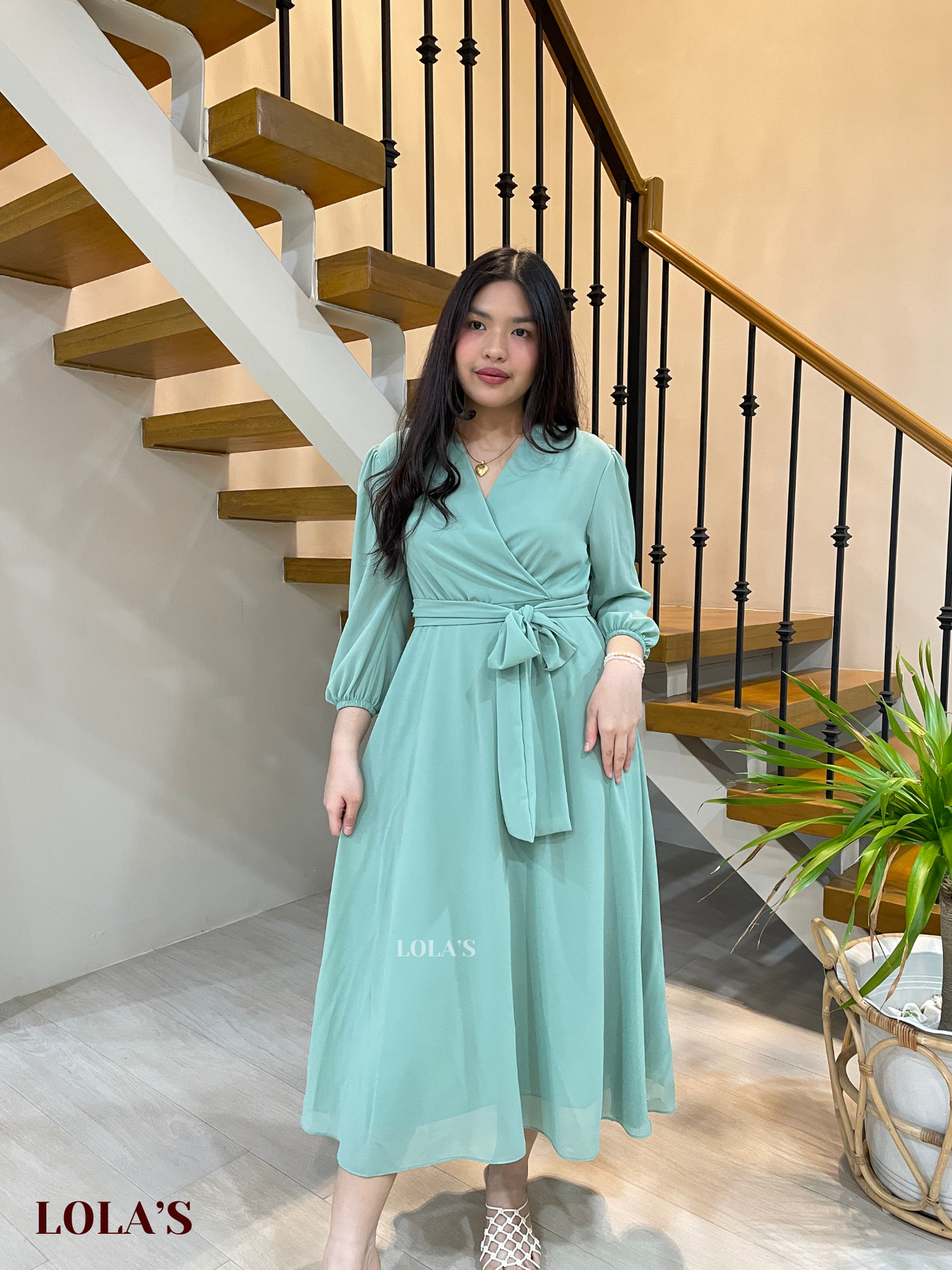 Paula Dress (Mint)