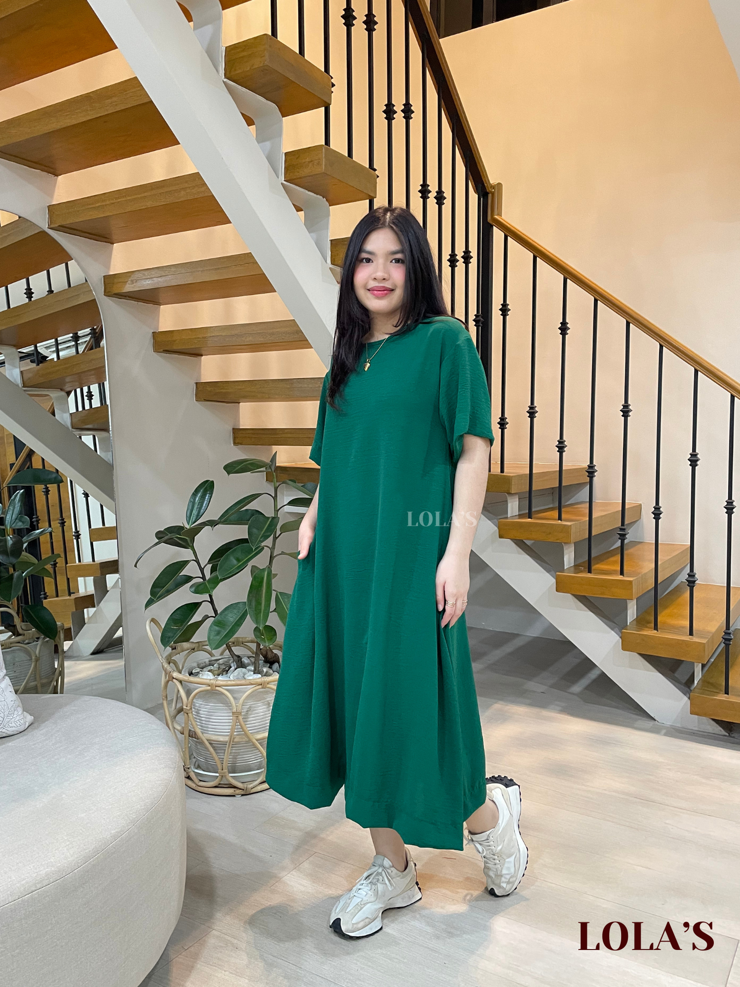 Luna Dress (Emerald)
