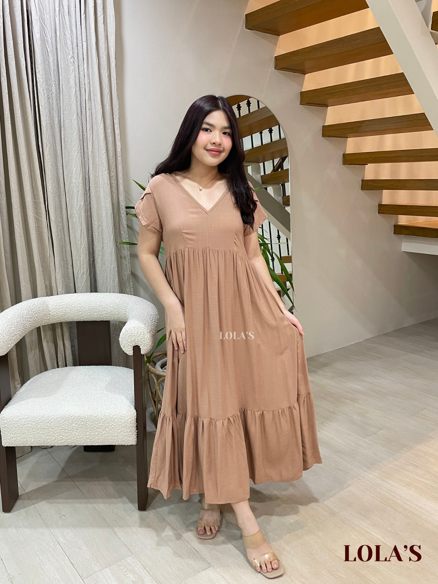 Jane Dress (Latte)