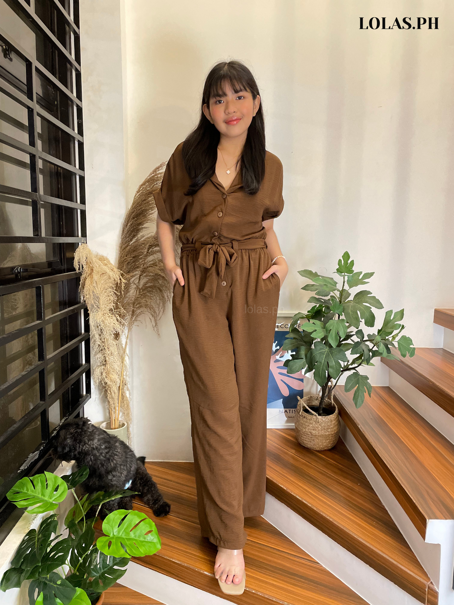 Rianne Jumpsuit (Cedar Brown)