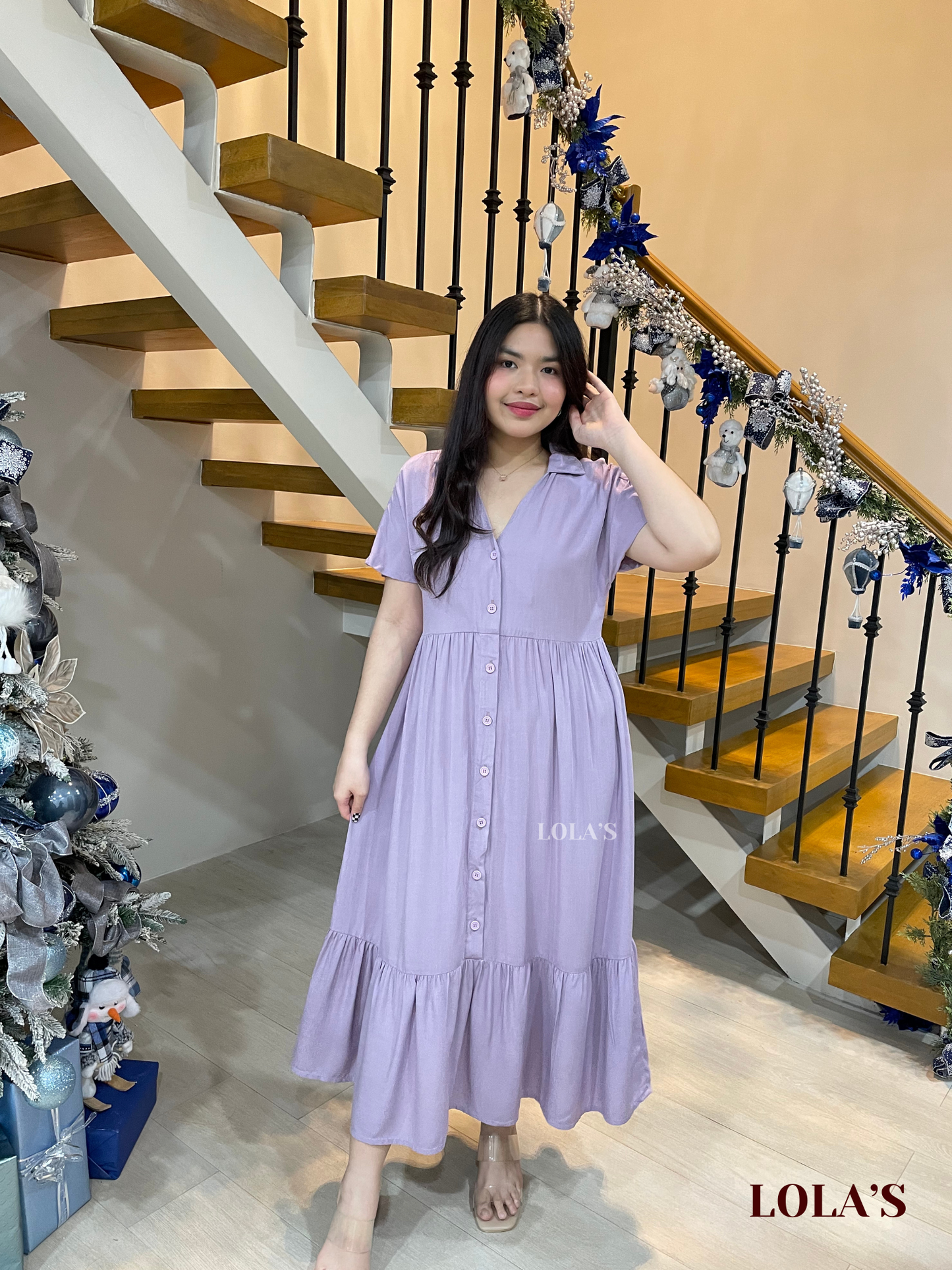 Regine Dress (Pale Purple)