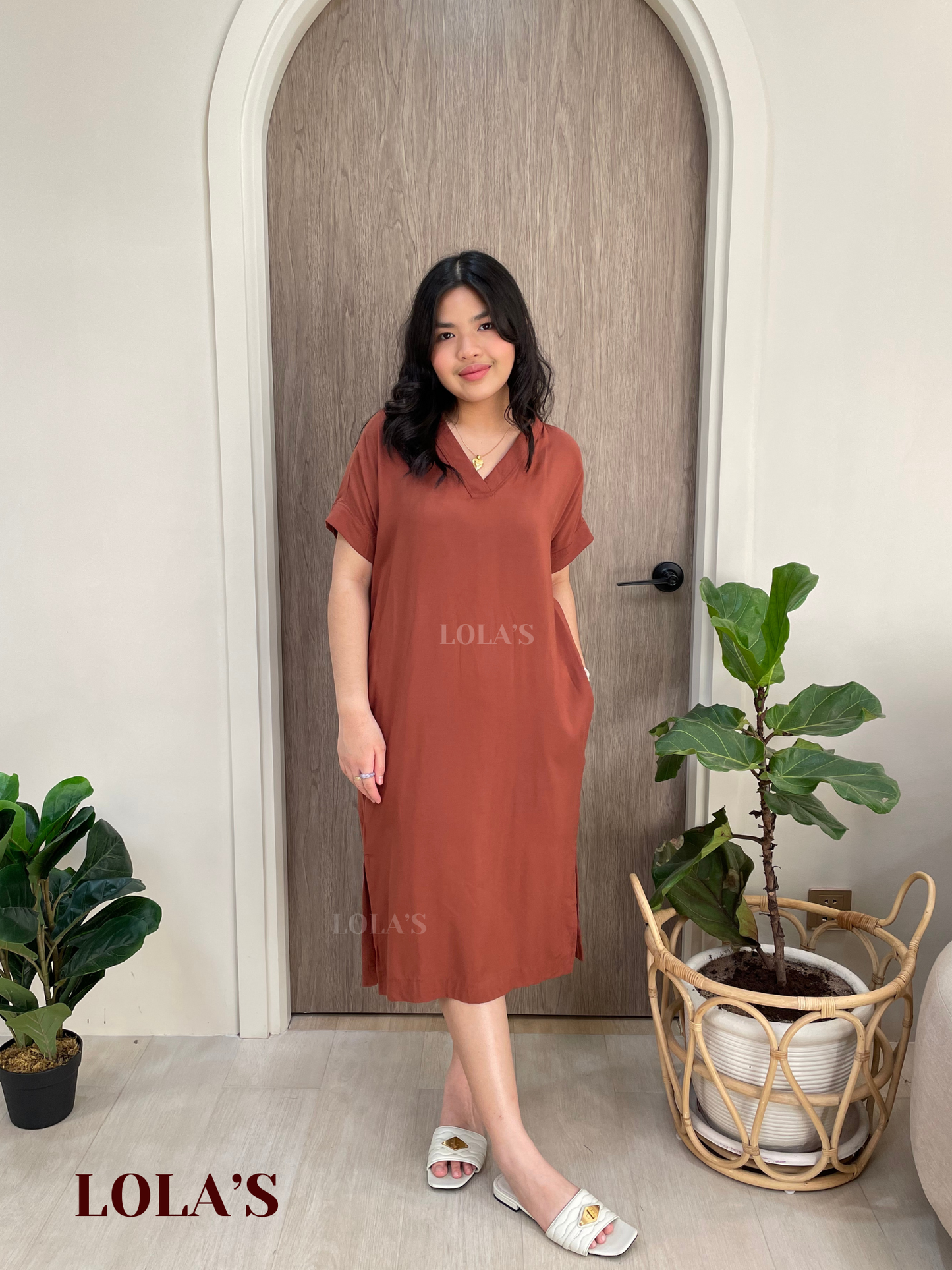 Coco Dress- New (Walnut)