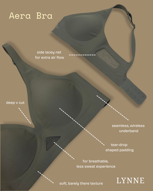 Aera Bra (Nude Pink) by Lynne