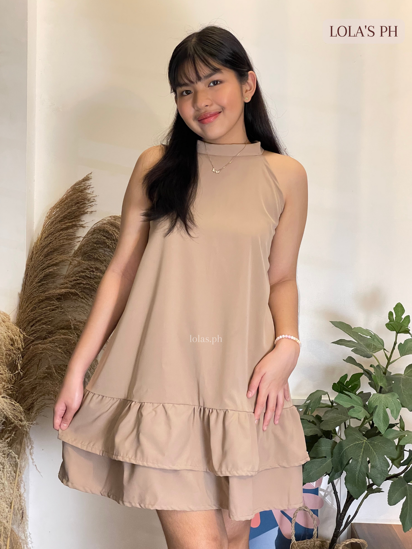 Glenda Dress (Nude)