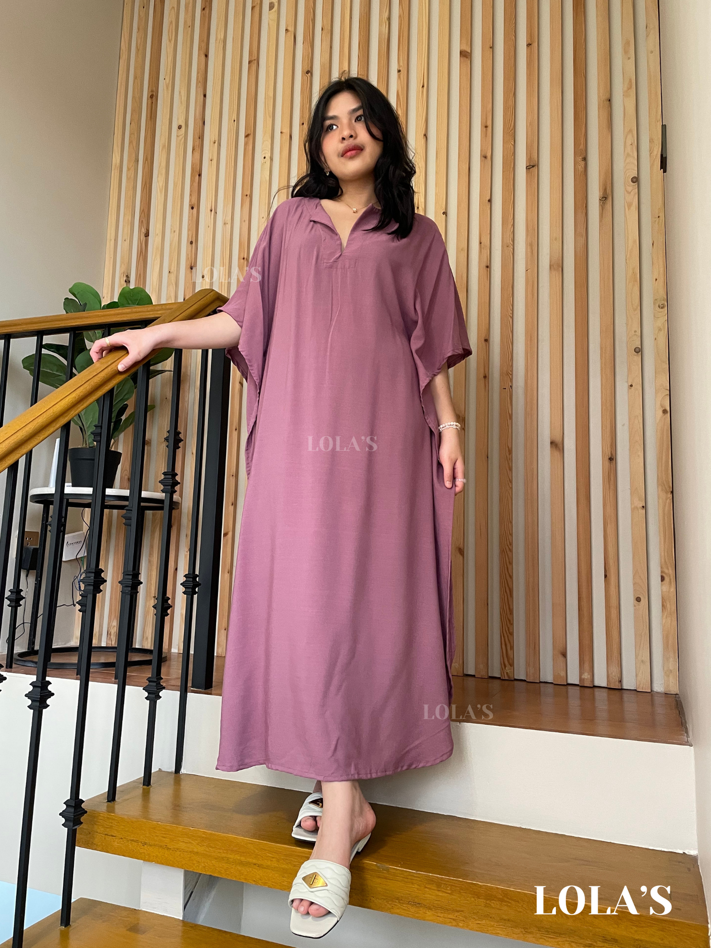 Donya Dress (Mauve)