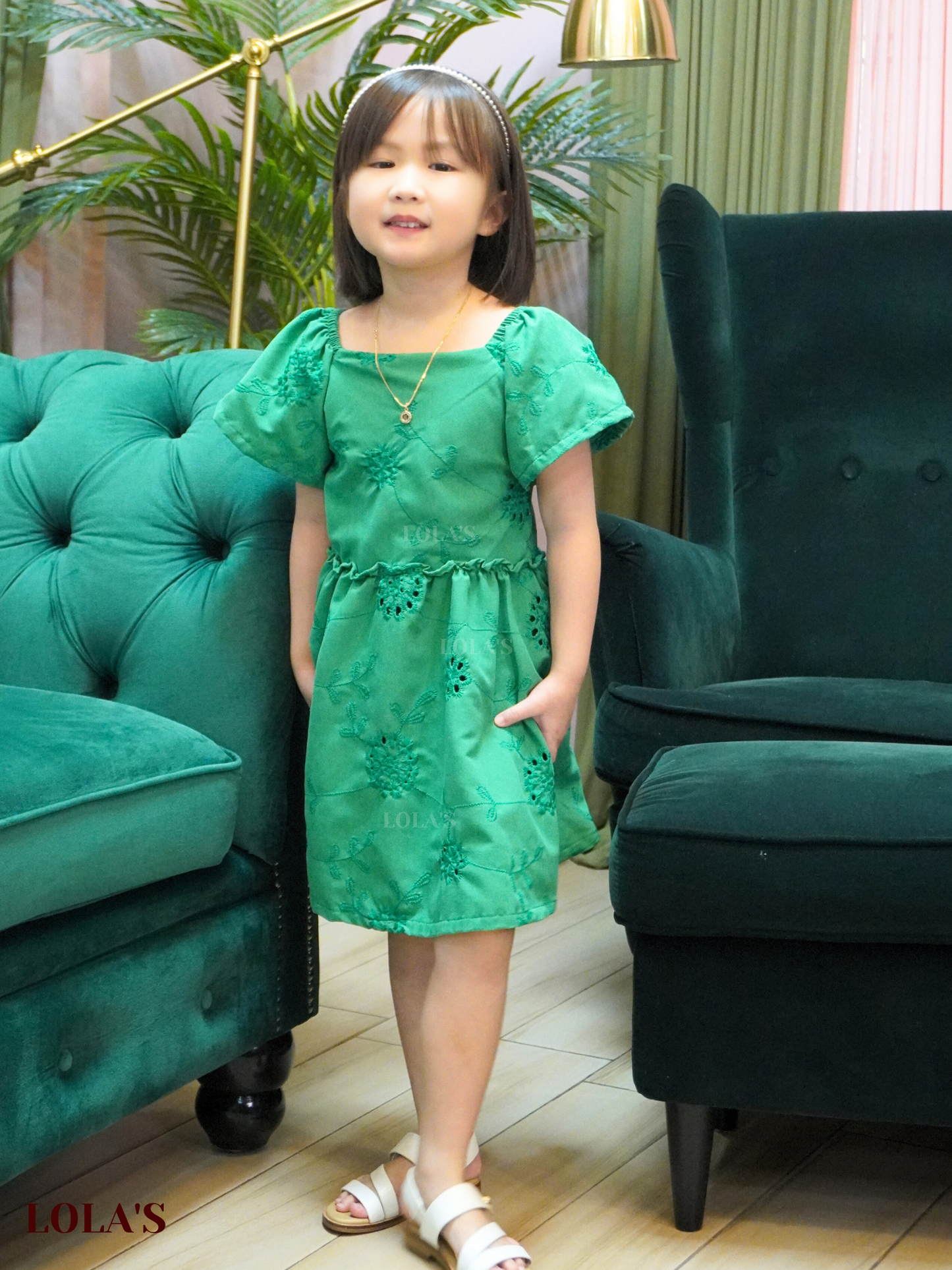 Jennie Dress (Emerald)