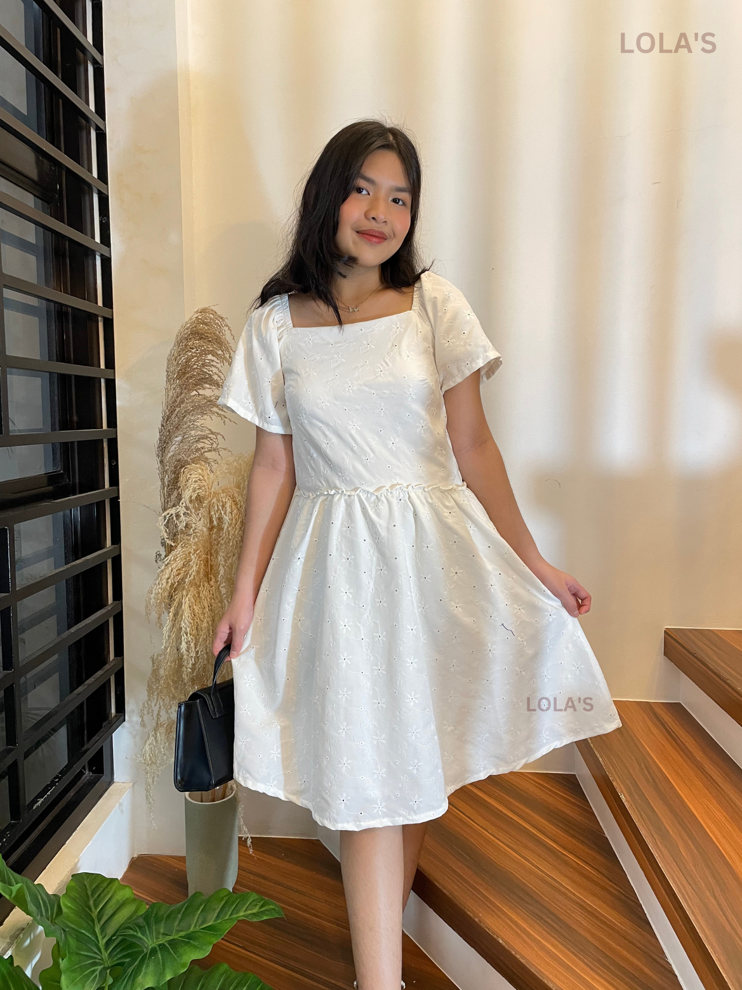 Rosey Dress (White)