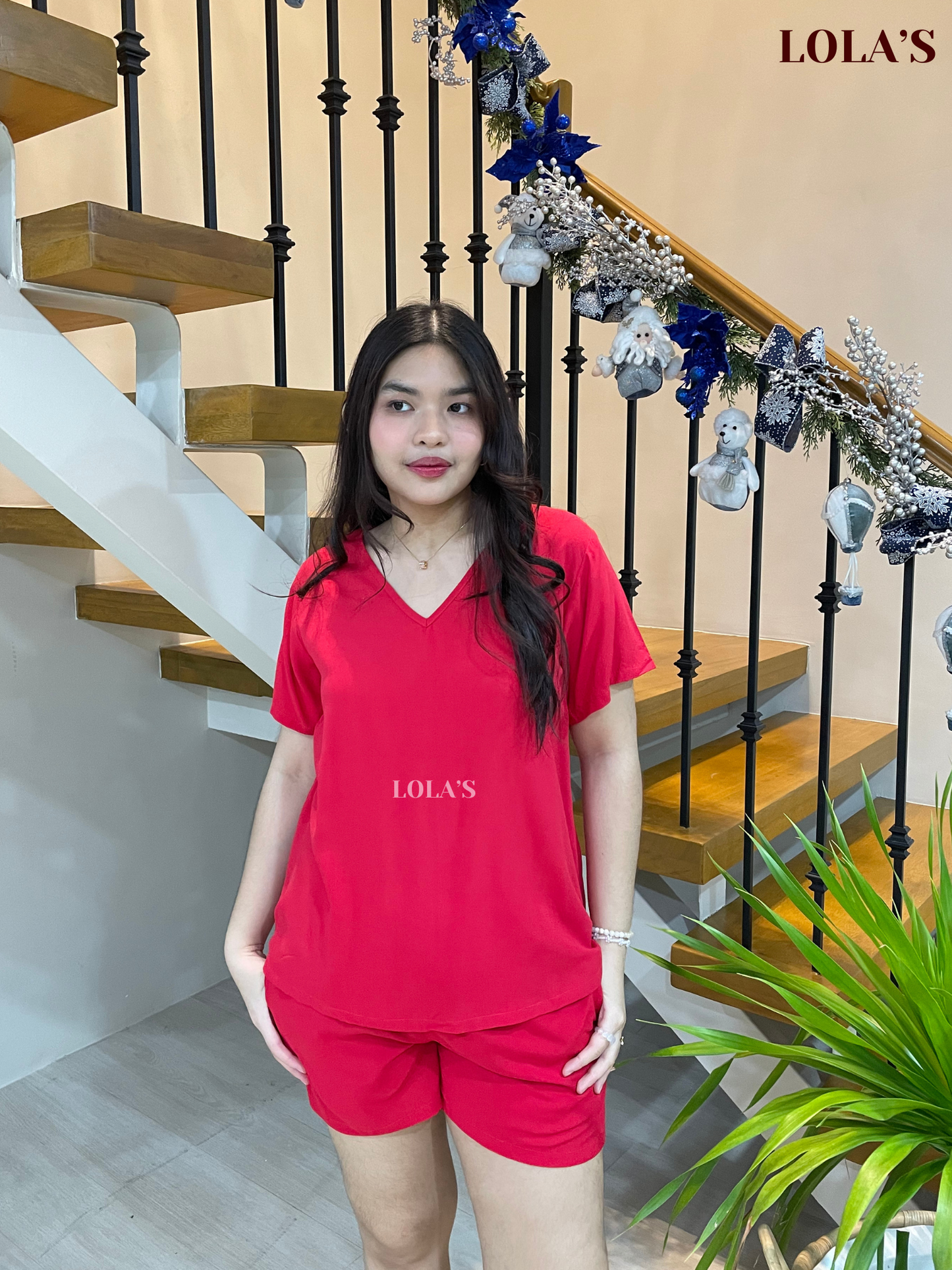 Terno Loungwear Coordinates (Red)