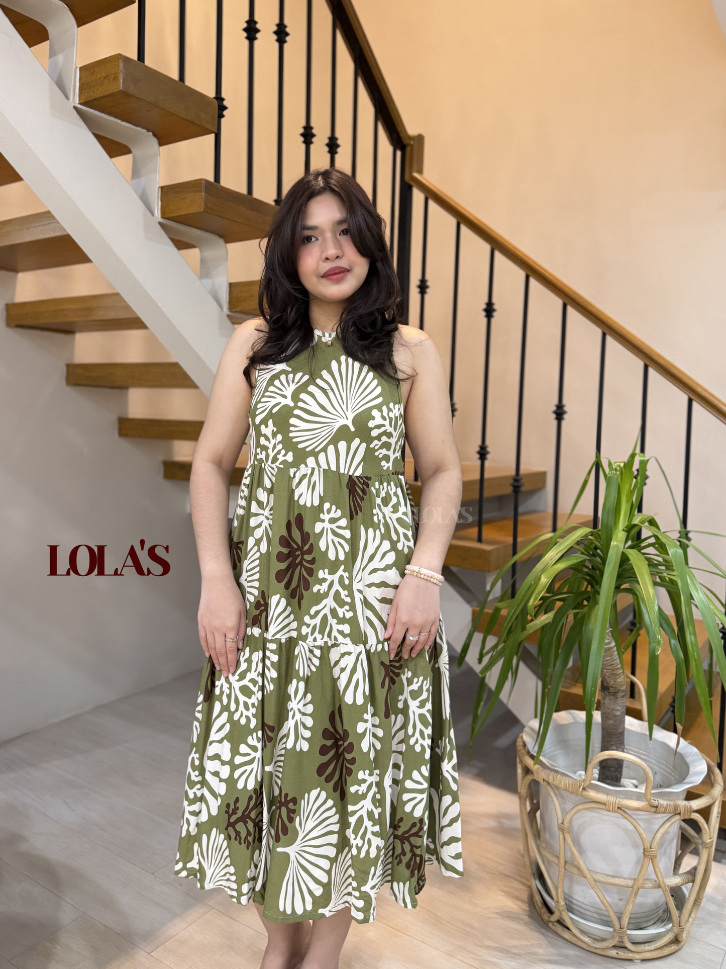 Miles Dress (Green Reef)