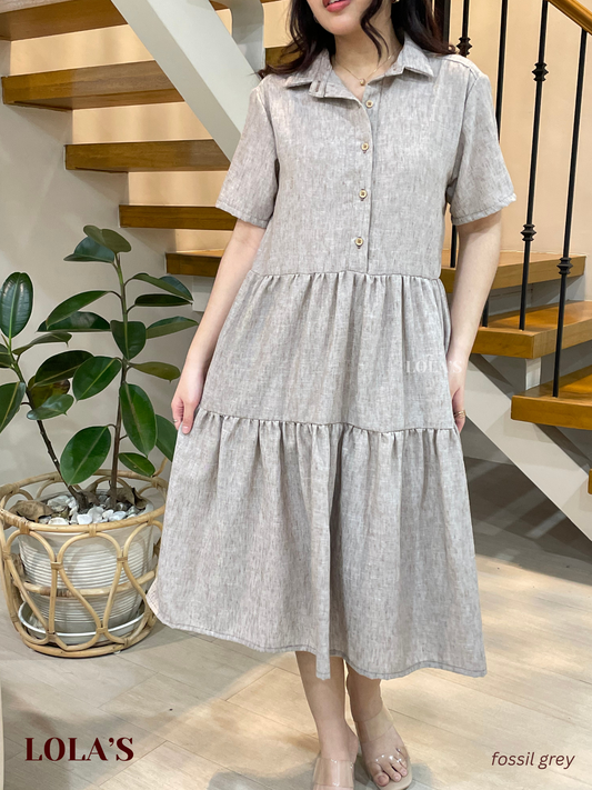 Emily Dress (Fossil Grey)